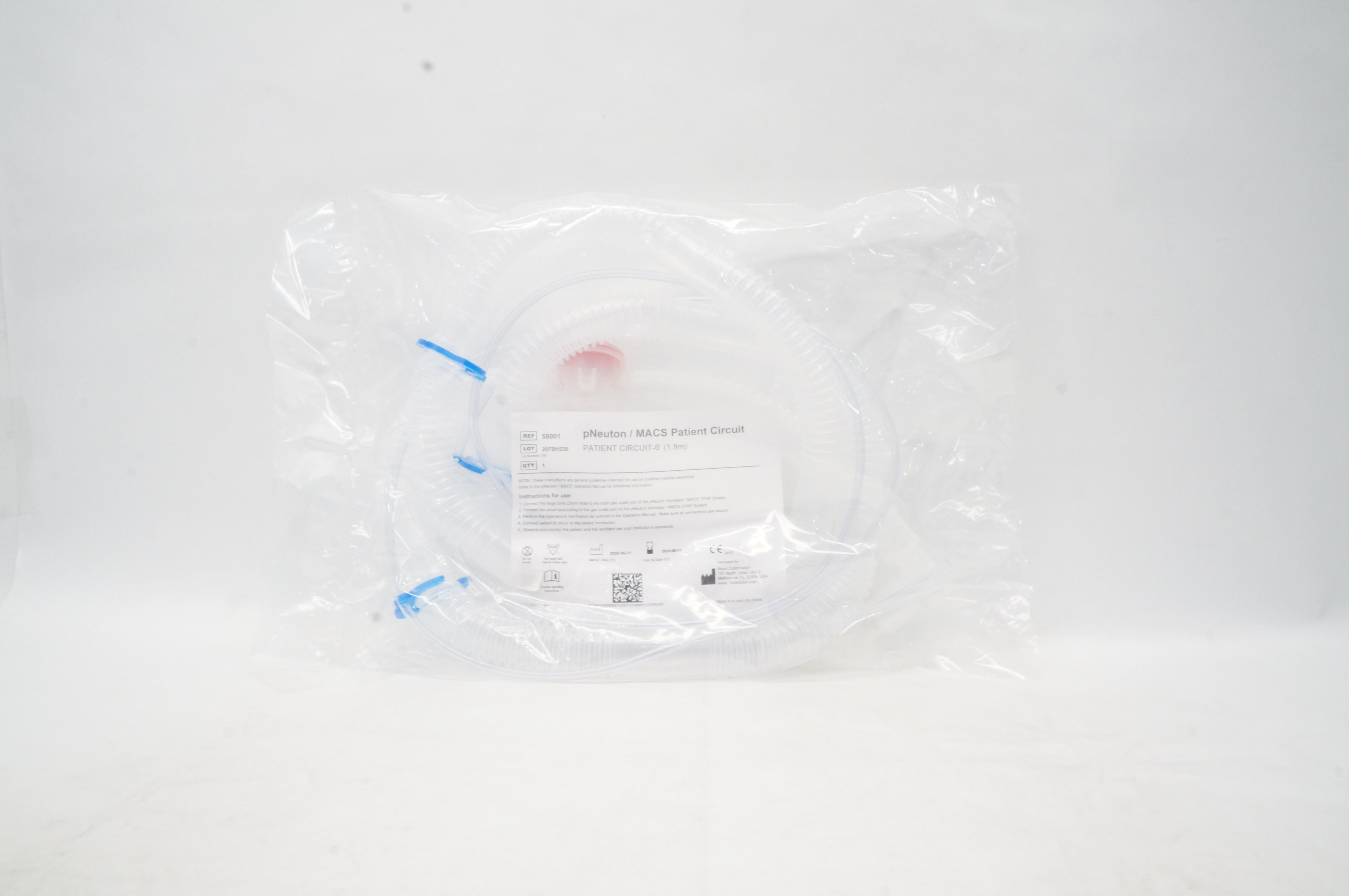 Airon 58001 pNeuton/MACS Patient Circuit 6 Ft.