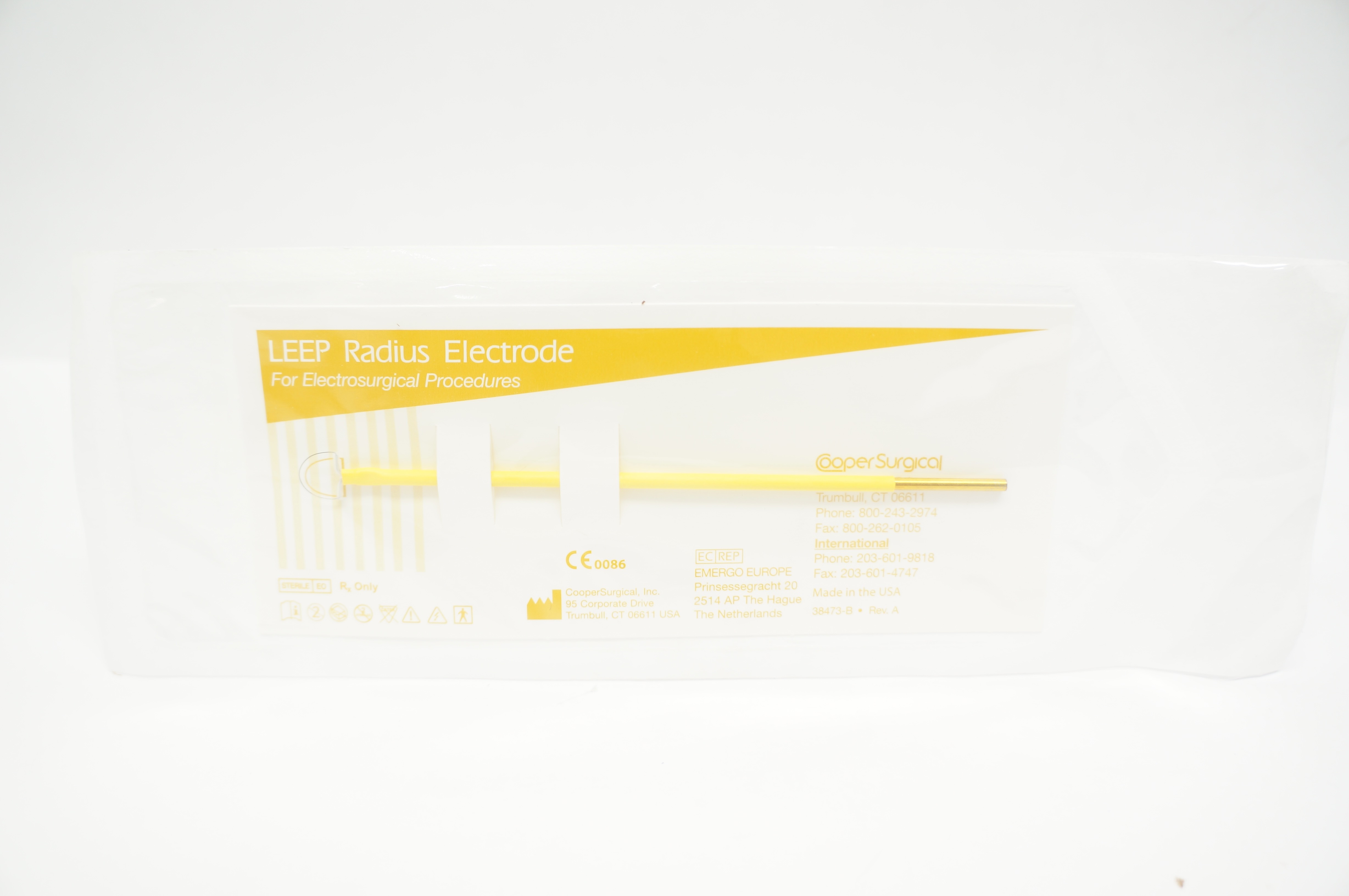 Cooper Surgical R1007 LEEP Radius Electrode 1.0 x 0.7cm Shaft 12cm (x)