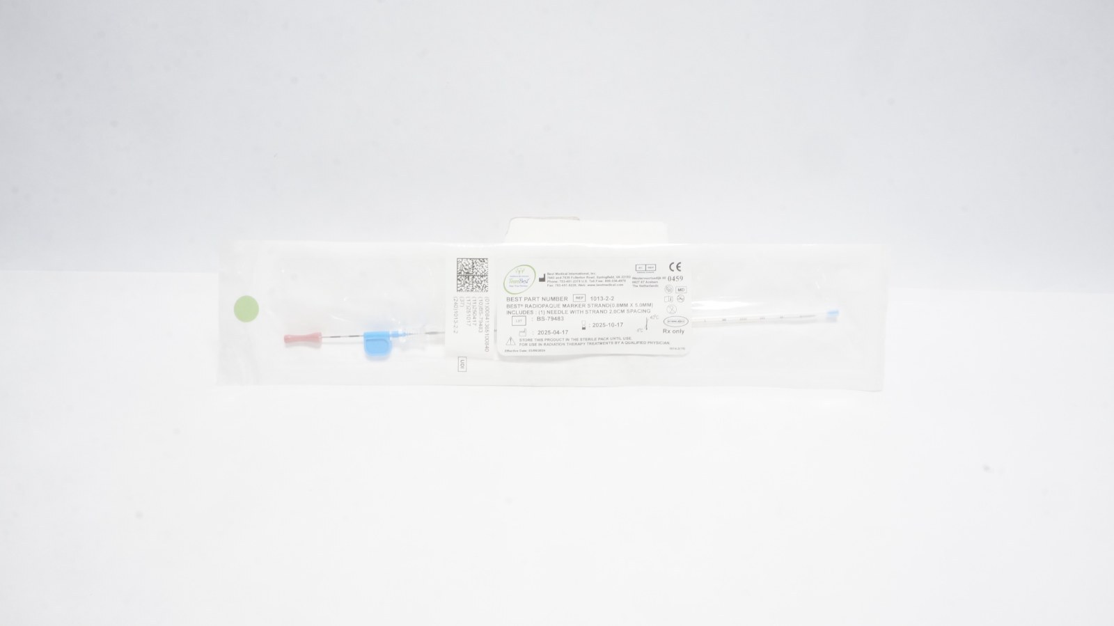 Best Medical 1013-2-2 Radiopaque Marker Strand 0.8mm x 5.0mm
