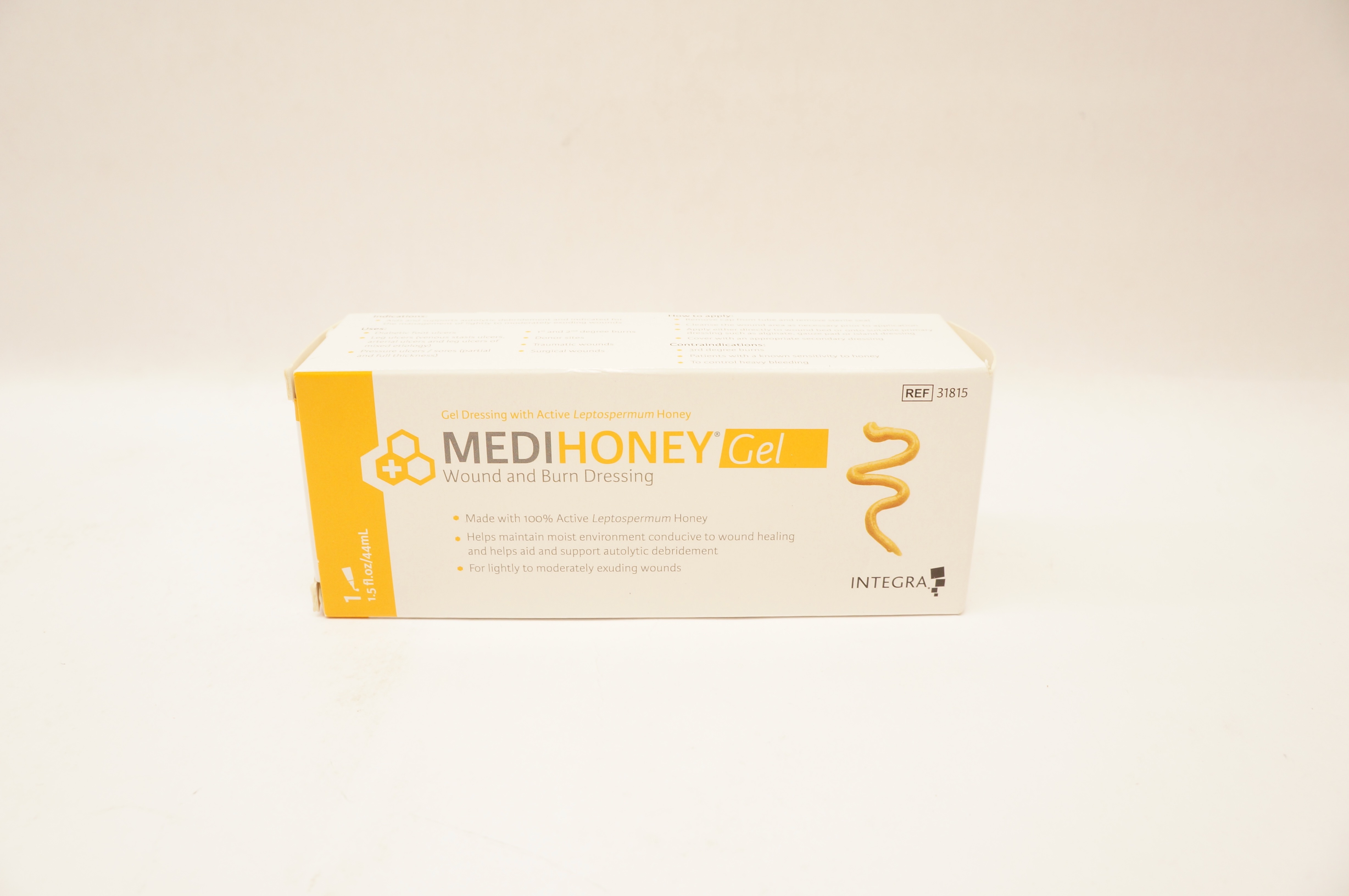 Derma Sciences 31815 Integra MediHoney Gel Wound and Burn Dressing 1.5 fl.oz (x)