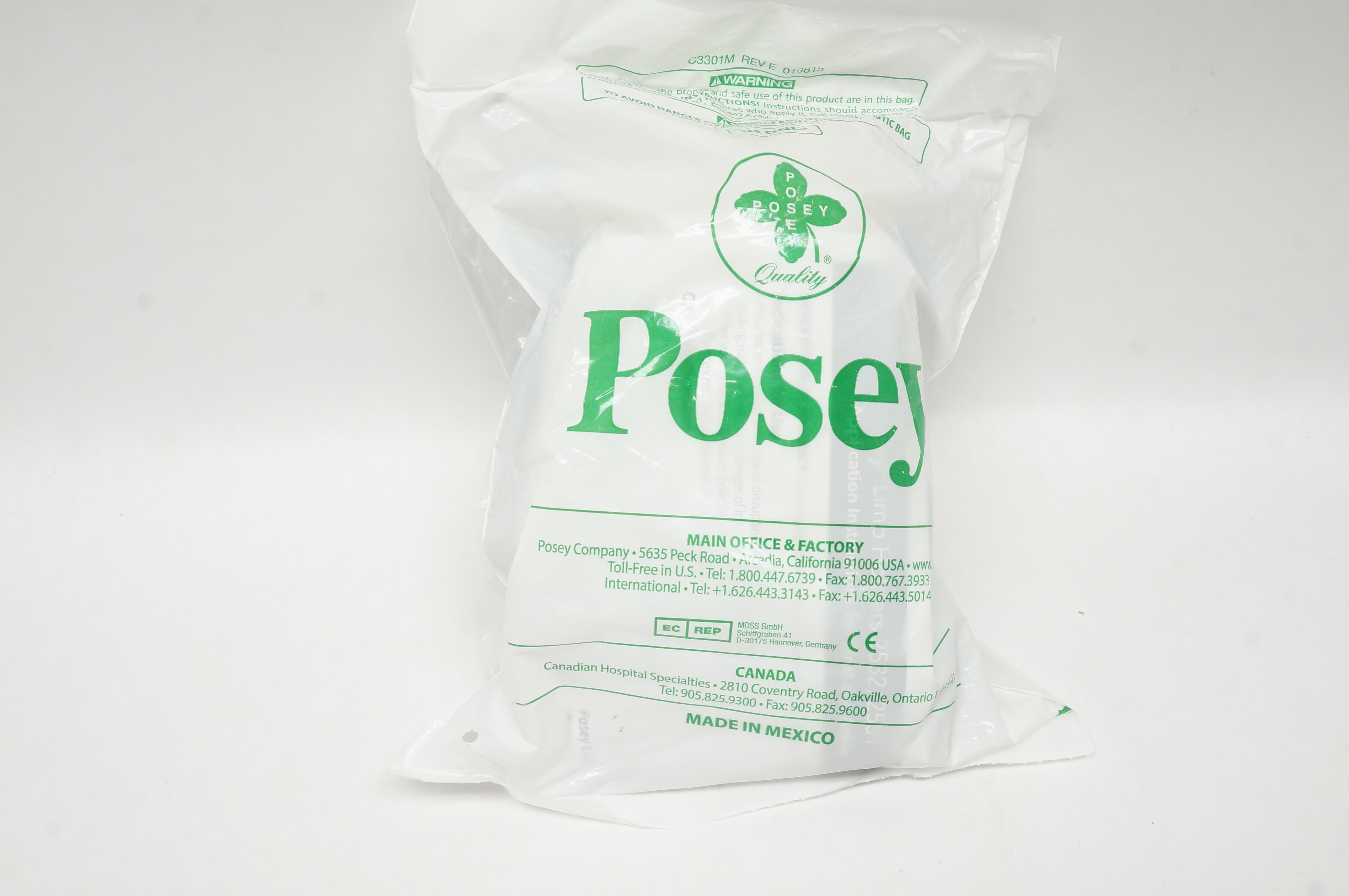 Posey 2532 Foam Limb Holder w/Single Q/R Strap