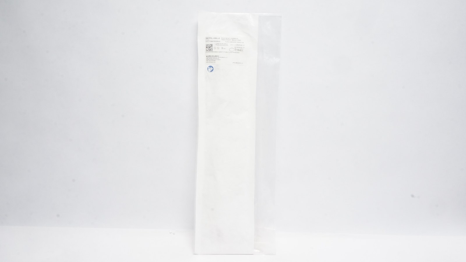MicroAire PAL-408LLB Bent Cannula 4mm 30cm Surgical Instrument