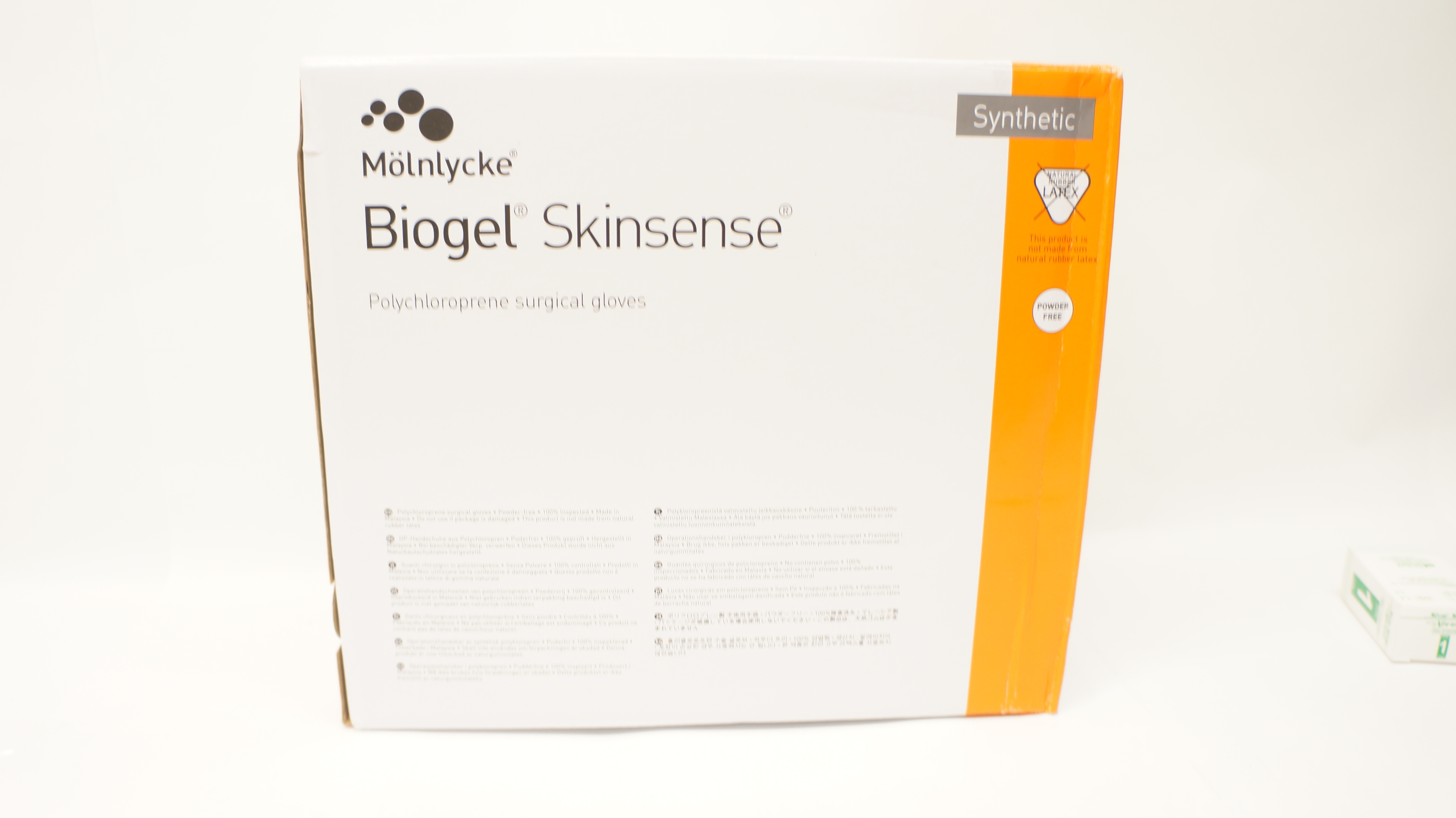Molnlycke  31470 Biogel Skinsence Synthetic Surgical Gloves Size 7 -Box of 50