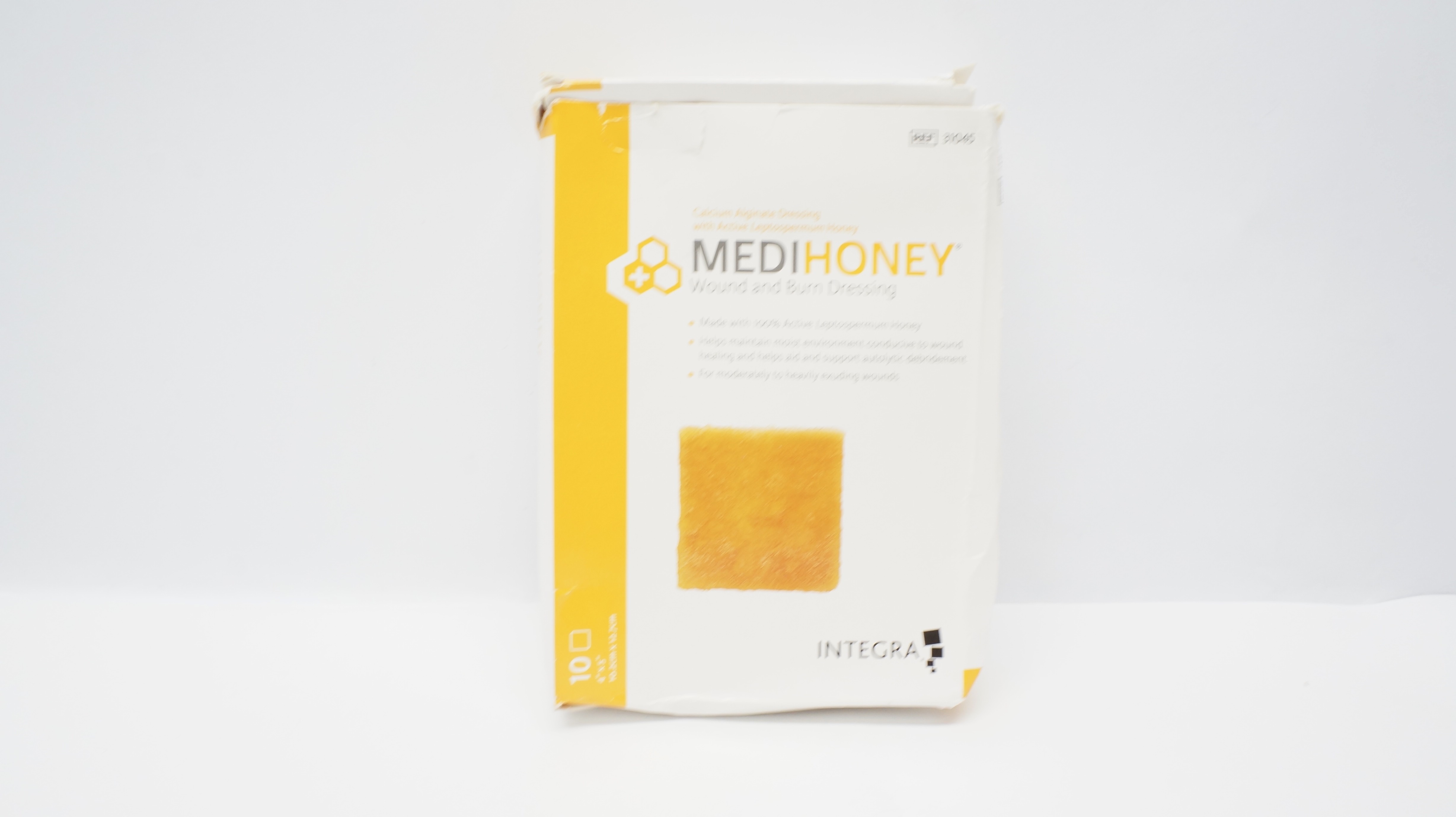 Integra 31045 Medihoney Calcium Alginate Wound Dressing 4 x 5inch(x) - Box of 10
