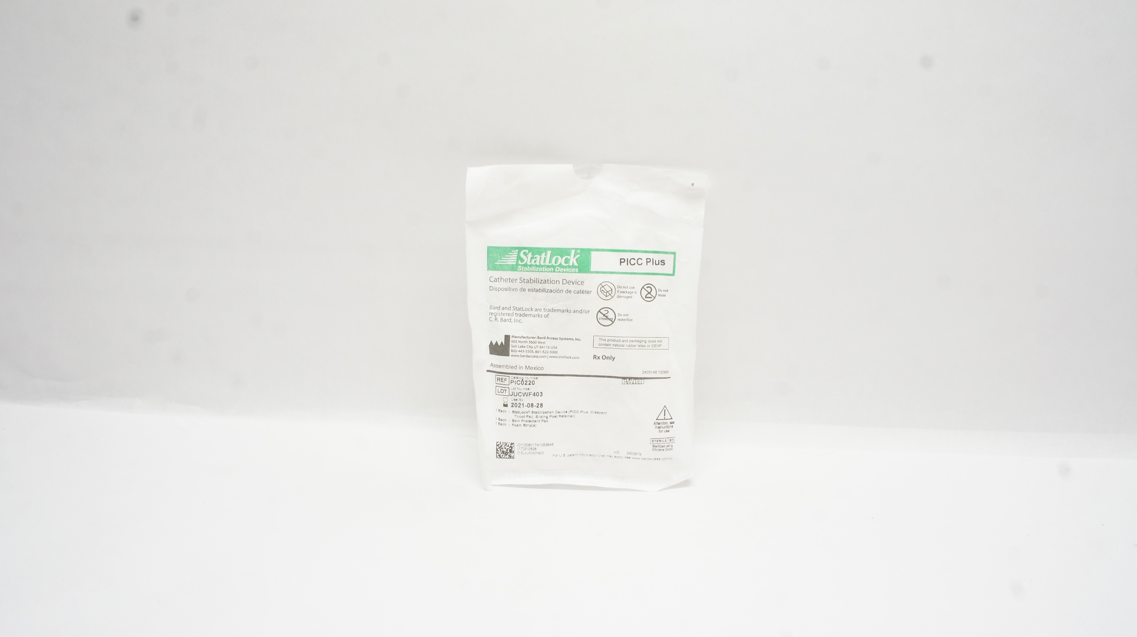 Bard PIC0220 StatLock Cath. Stabilization Device PICC Plus (x)