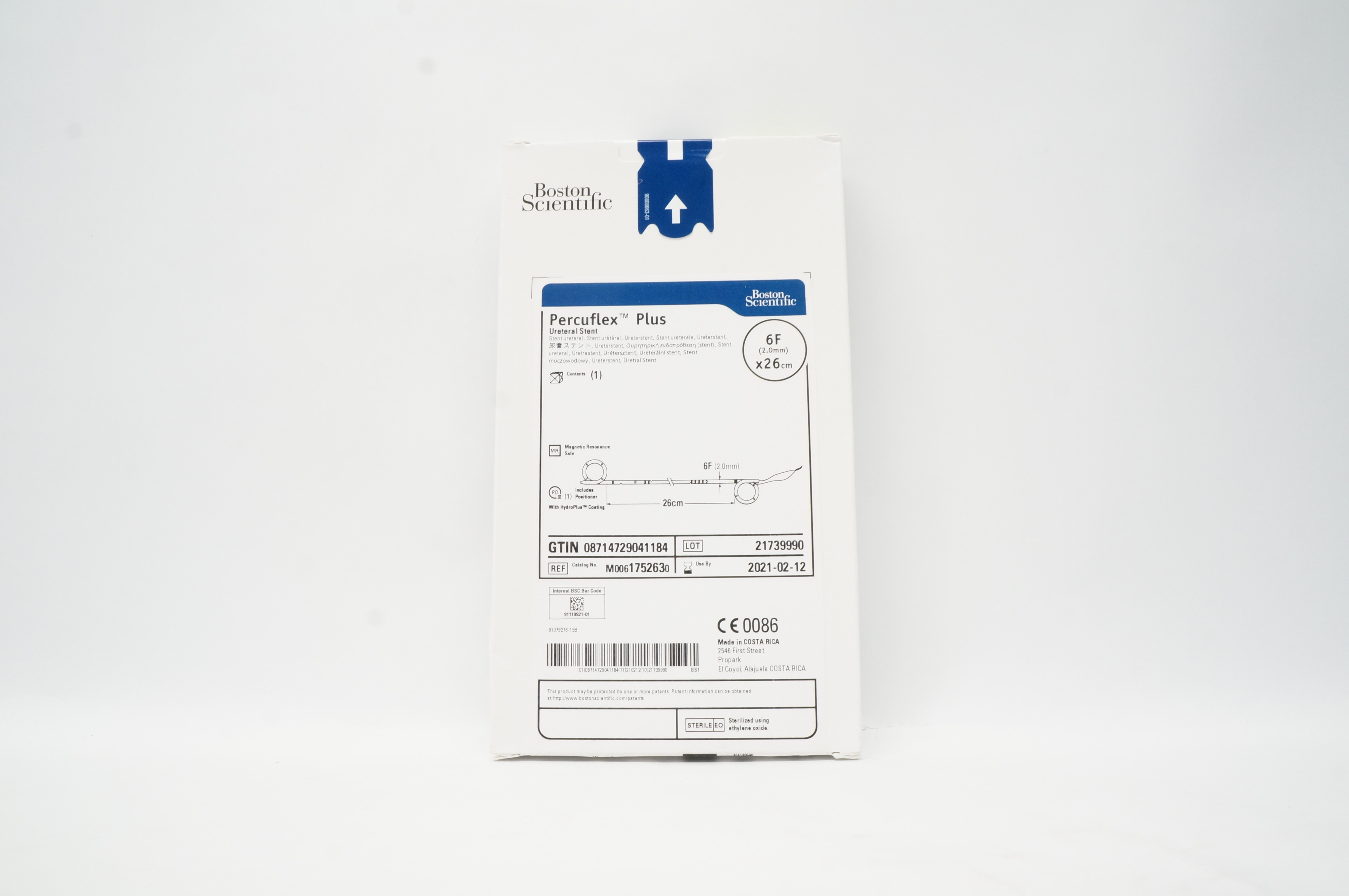 Boston Scientific 175263 Percuflex Plus Ureteral Stnt, 6F x 26cm (x)