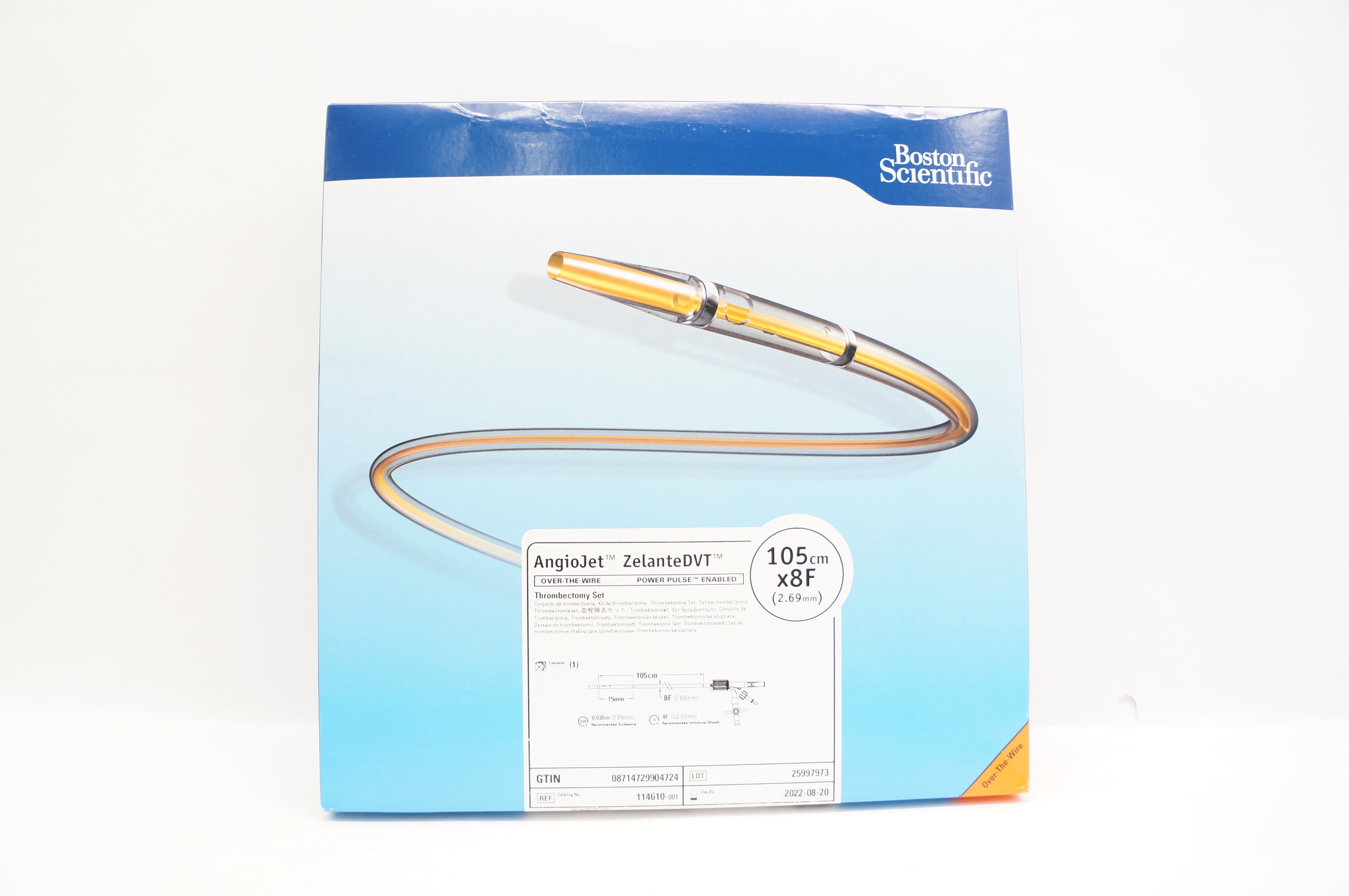 Boston Scientific 114610 AngioJet Thrombectomy Set 105cm x 8F (x)