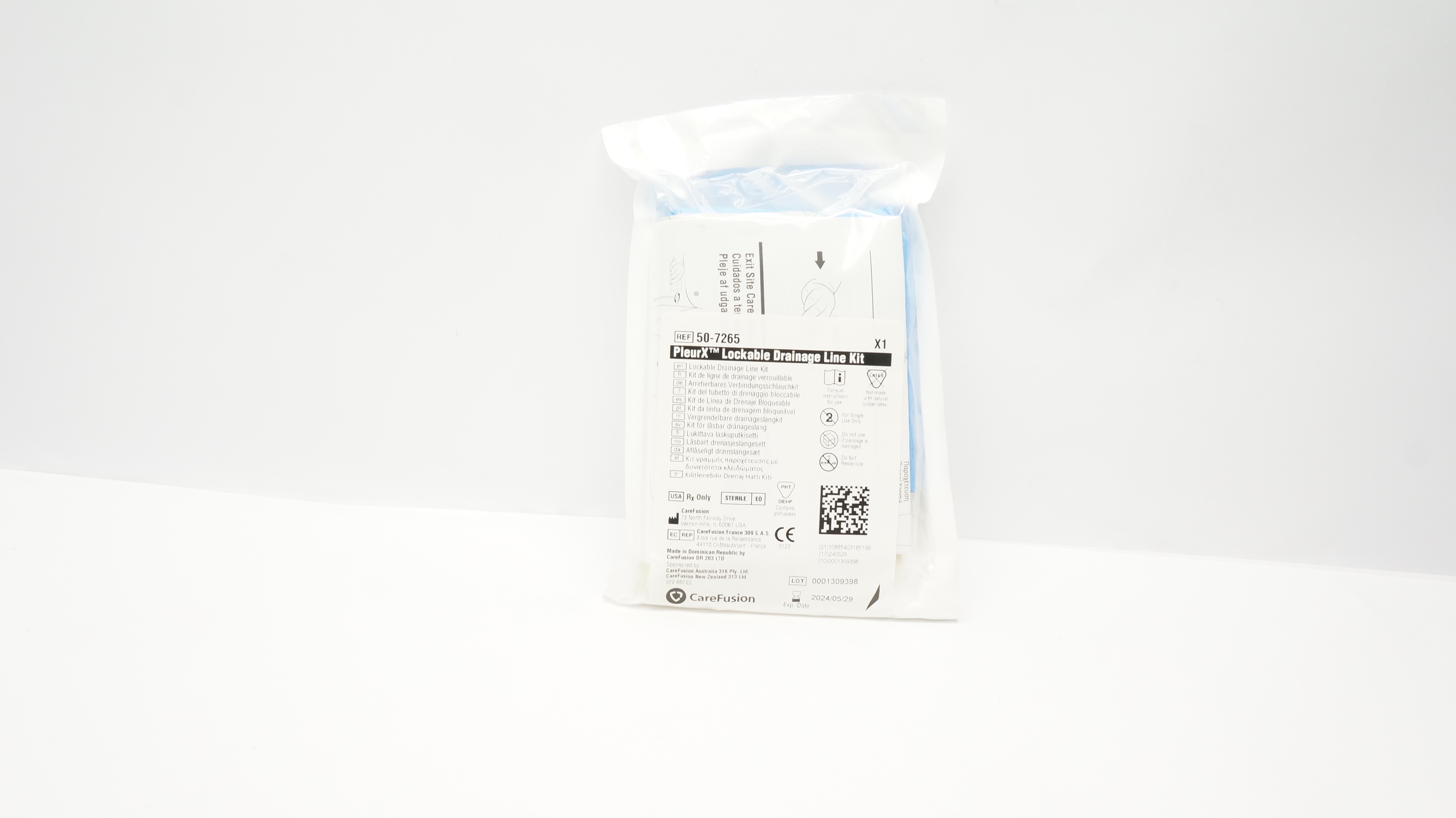 CareFusion 50-7265 PleurX Lockable Drainage Line Kit (x)