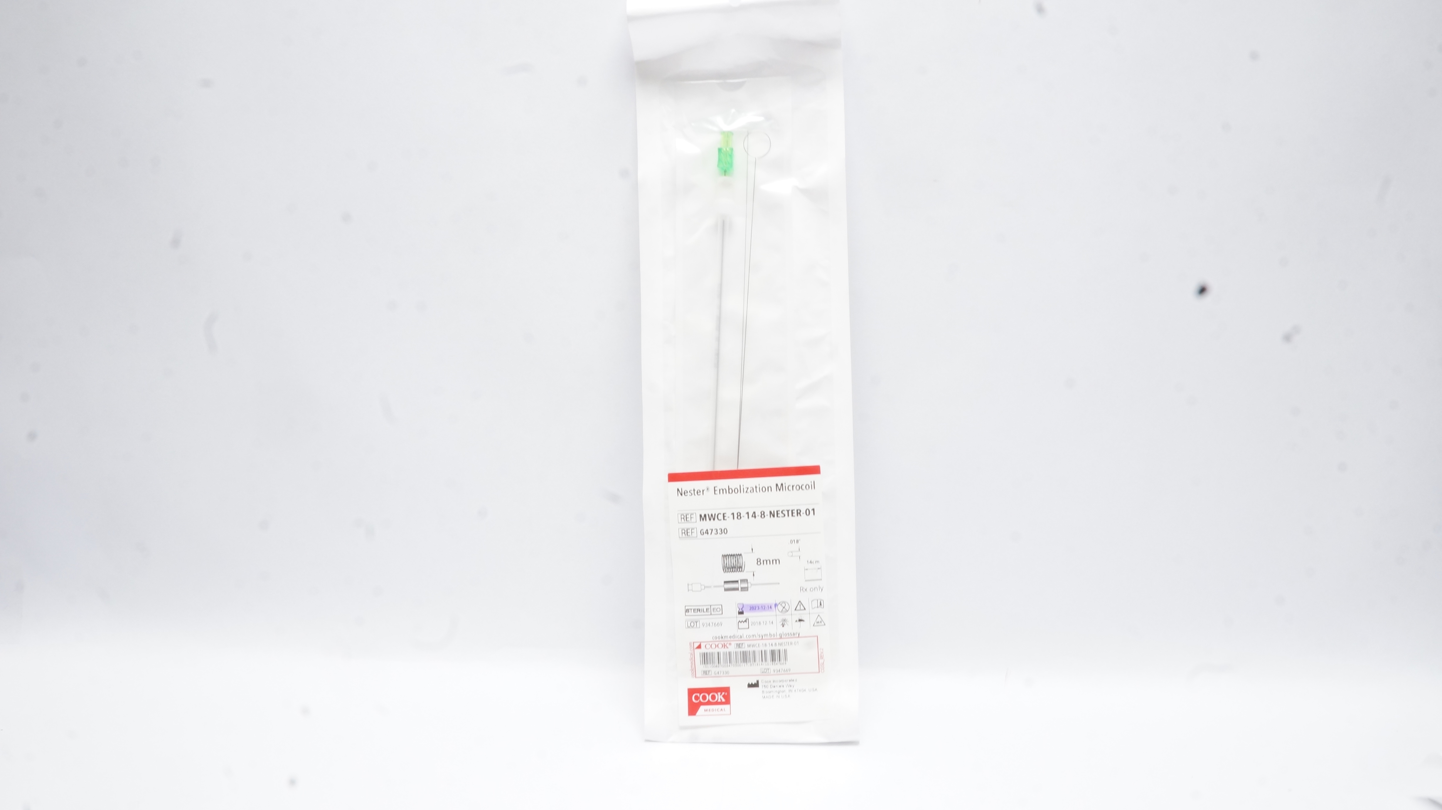 Cook Medical G47330 Nester Embolization Microcoil 8mm (x)