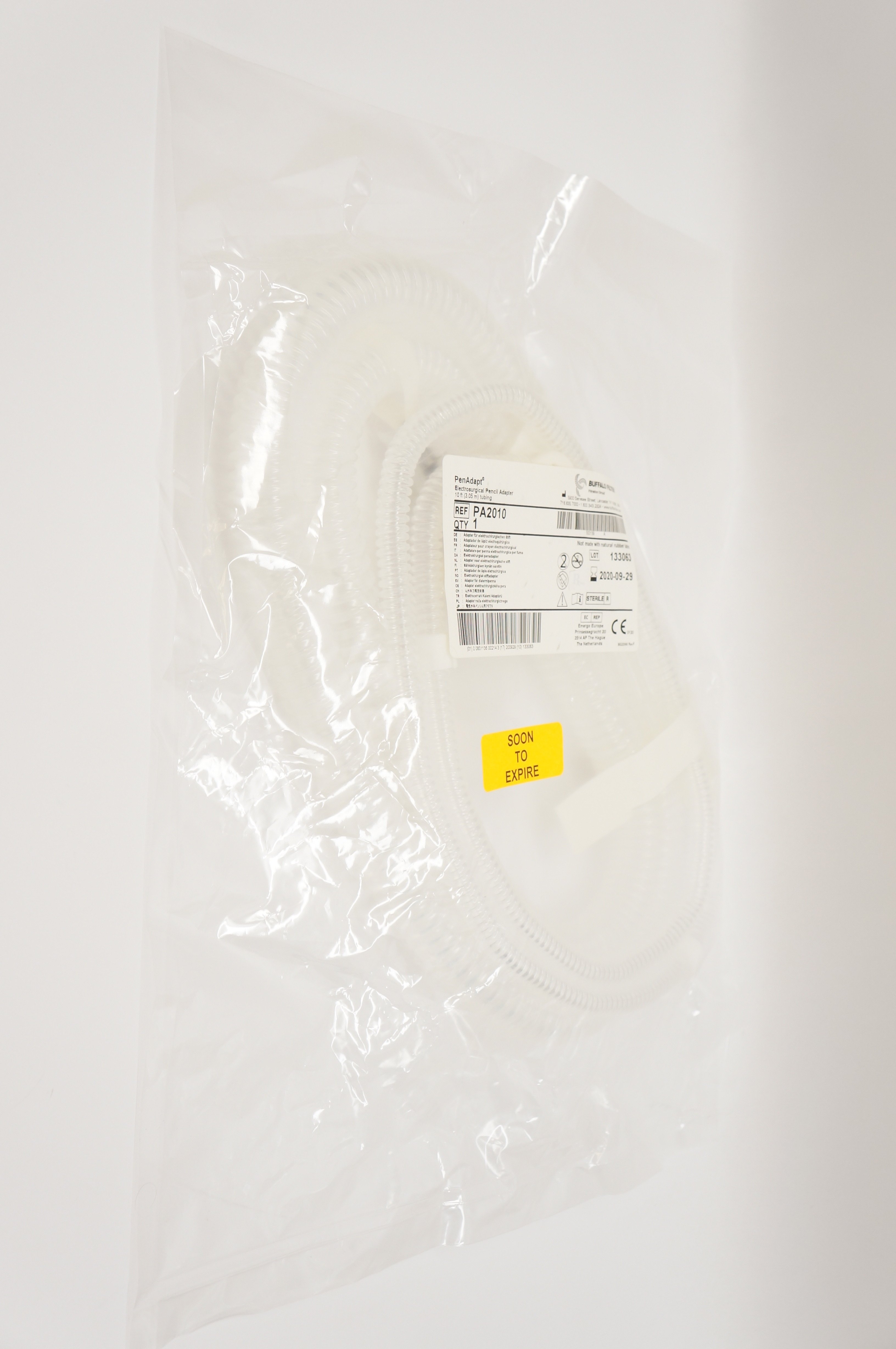 Buffalo Filter PA2010 PenAdapt Electrosurgical Pencil Adapter 10 ft