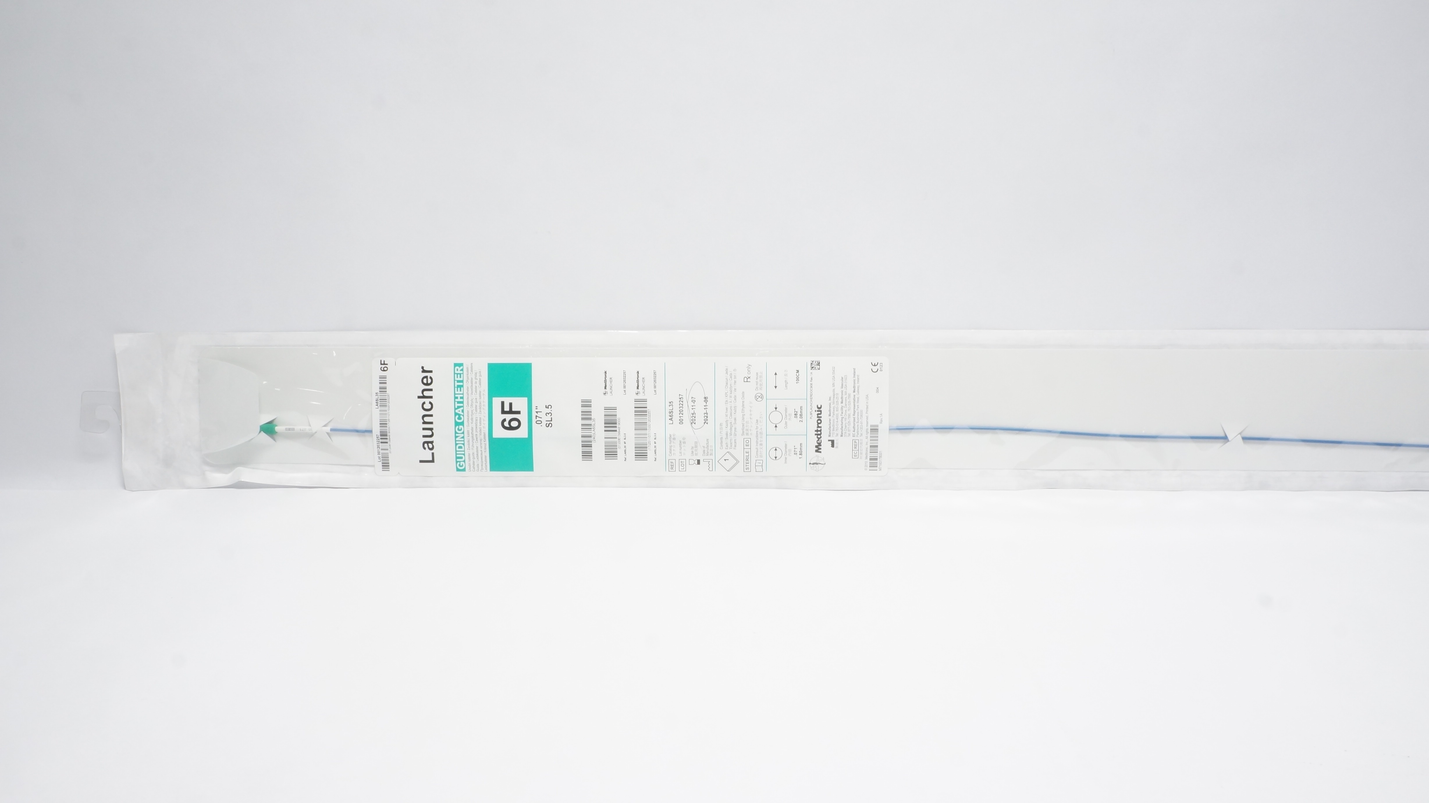 Medtronic LA6SL35 Launcher 6F Guiding Cath. 0.71In x SL3.5 (x)