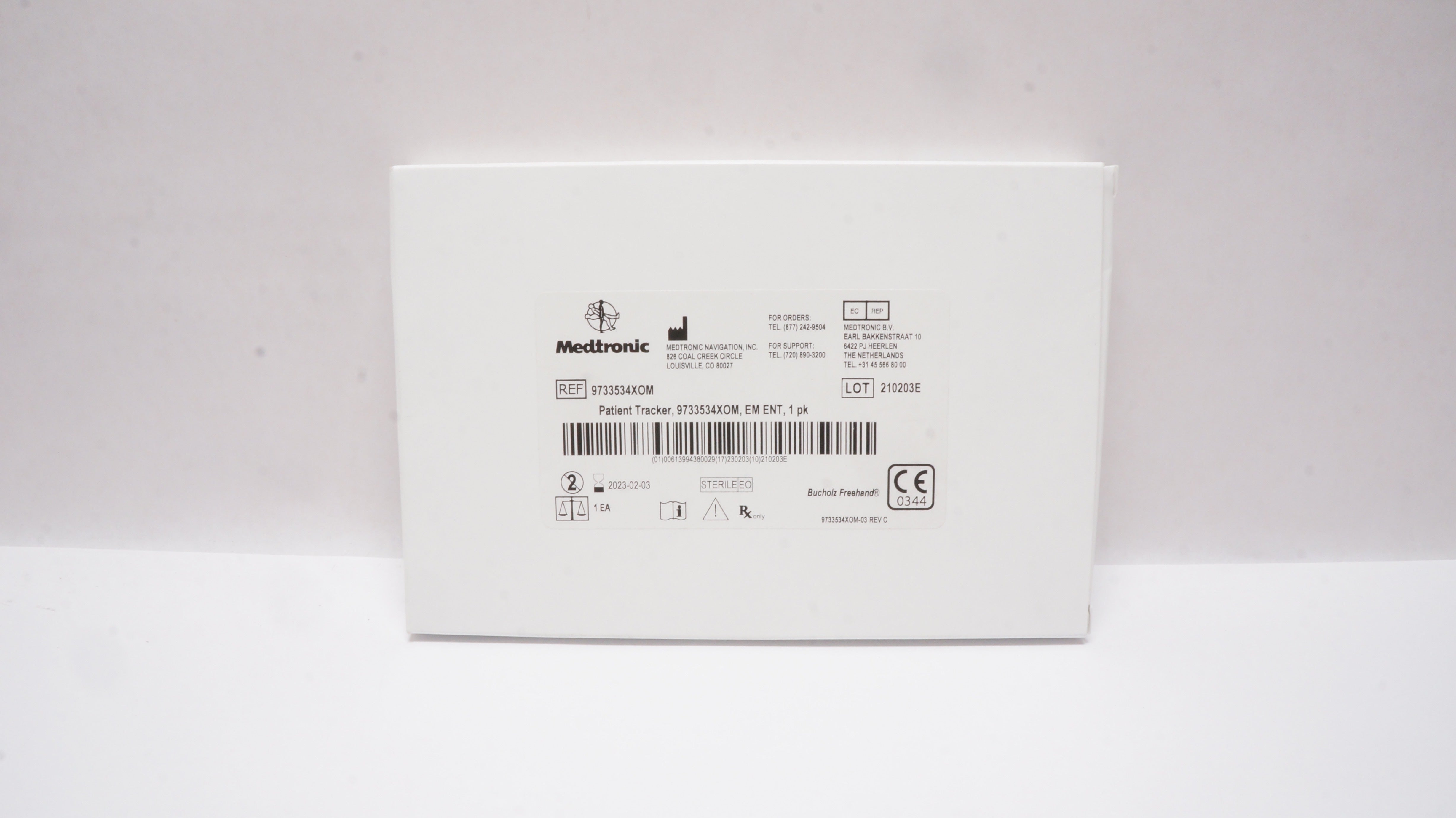 Medtronic 9733534XOM Patient Tracker, EM ENT, 1pk (x)