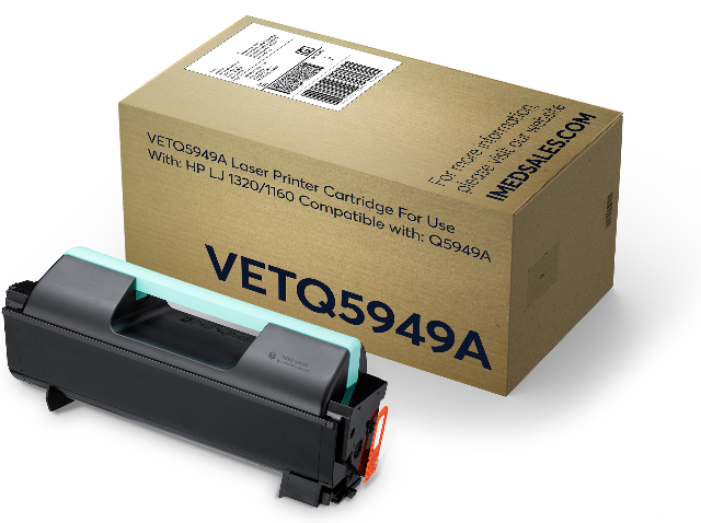 VETQ5949A Laser Printer Cartridge For Use With: HP LJ 1320/1160 Compatible with: Q5949A