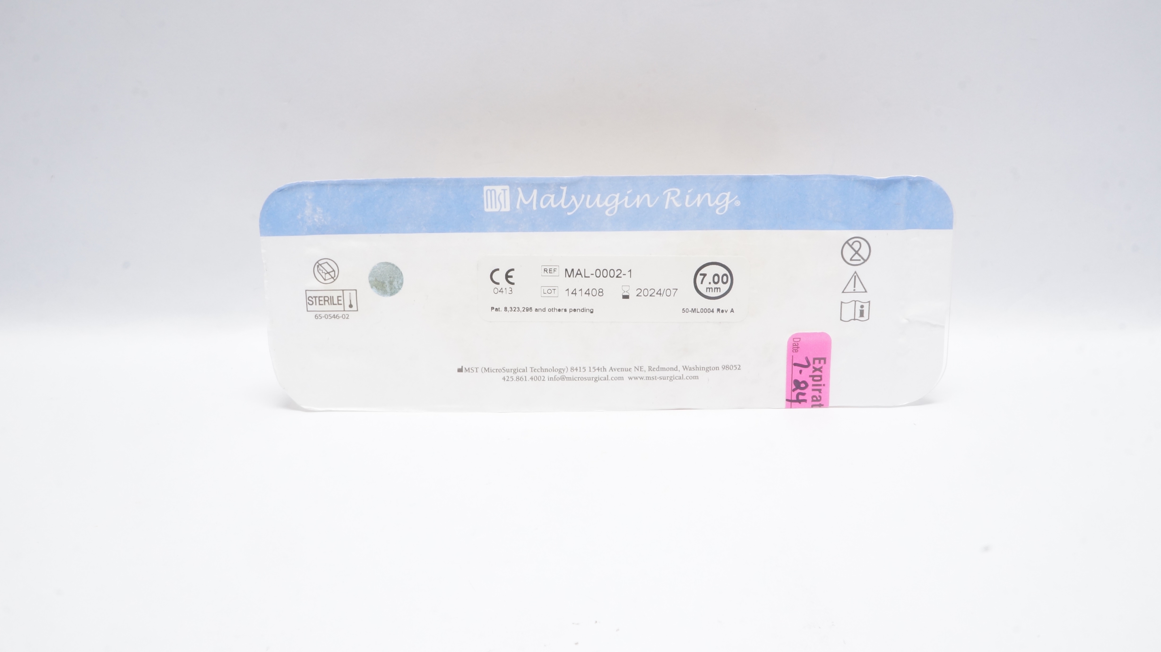 MST MAL-0002-1 Malyugin Ring 7.0mm (x)