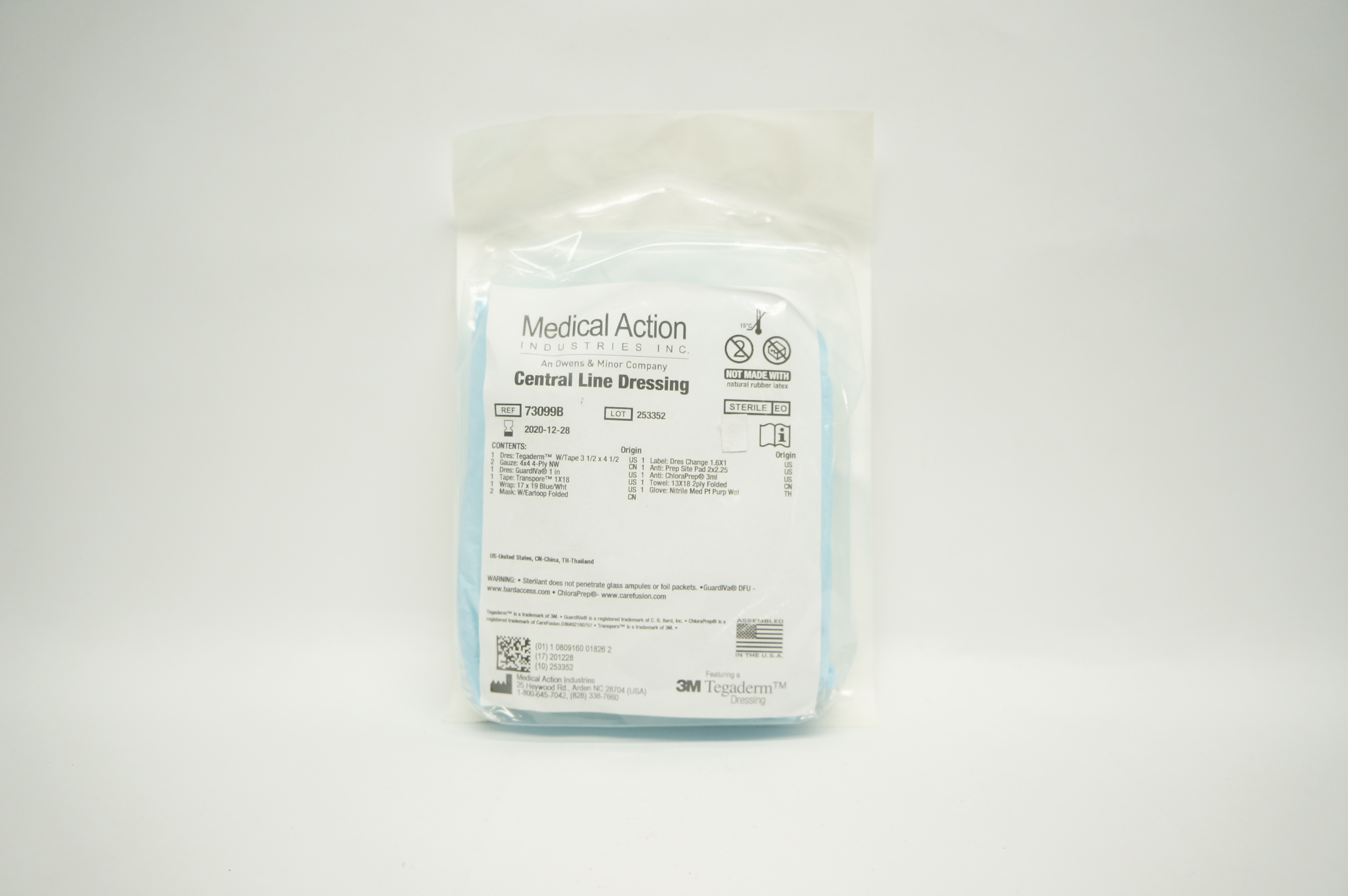 3M 73099B Tegaderm Medical Action Central Line Dressing (x)