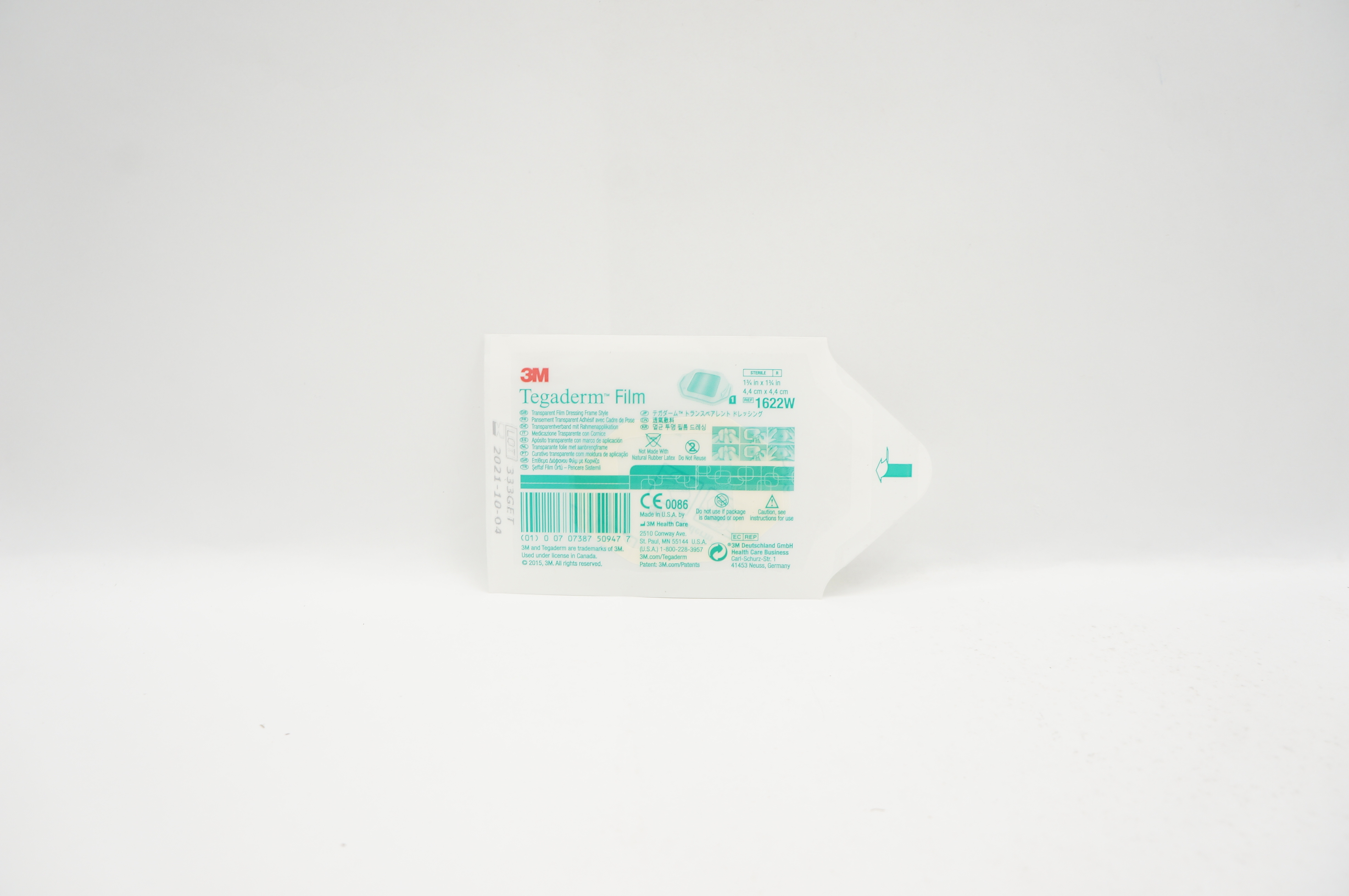 3M 1622W Tegaderm Transparent Film Dressing Frame Style  1-3/4inch x1-3/4inch(x)
