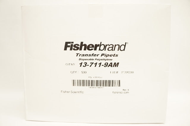 Fisherbrand 13-711-9AM Transfer Pipets Disposable Polyethylene - Box of 500