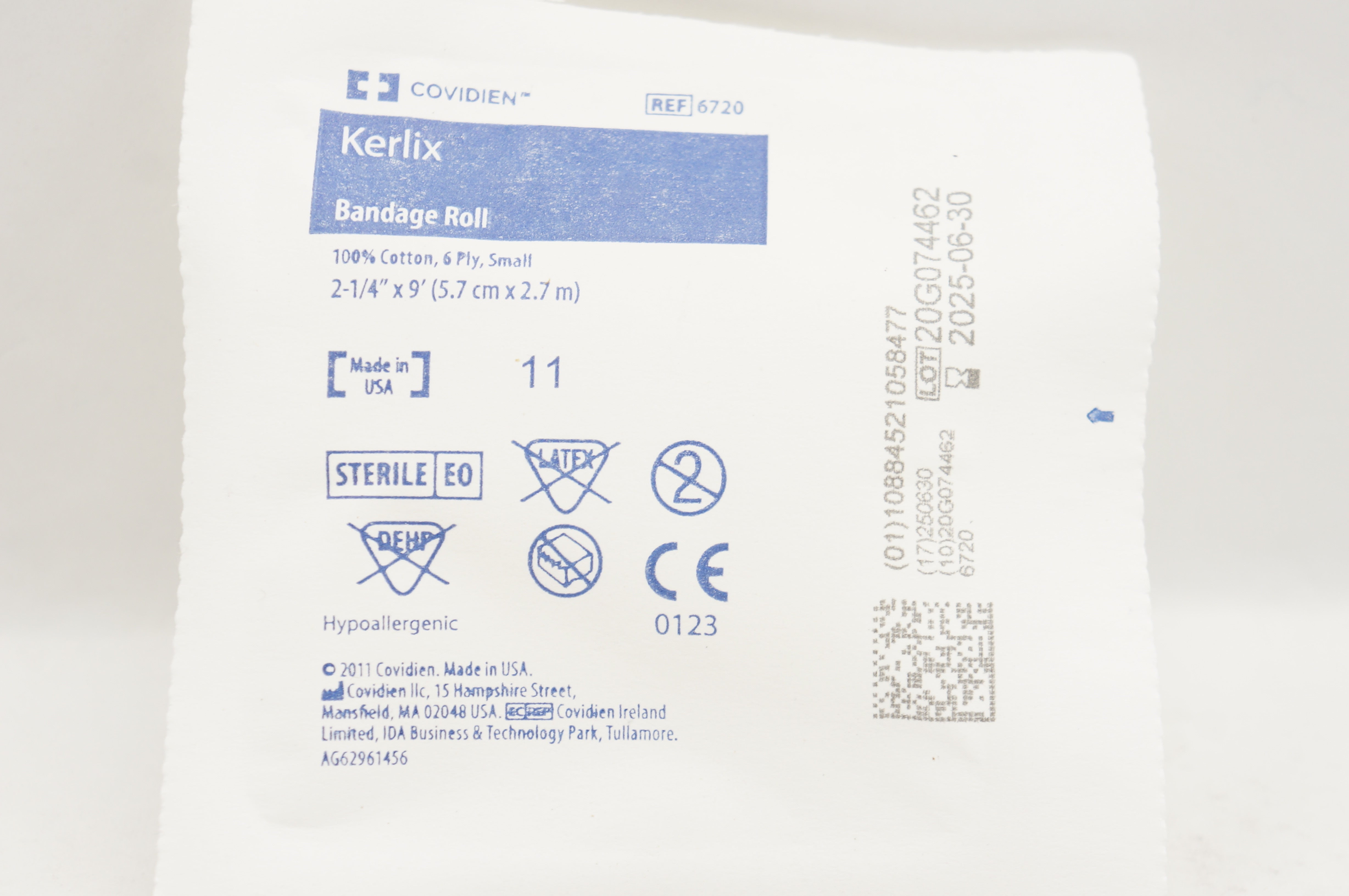 Covidien 6720 Kerlix Bandage Roll 6-Ply Small 2 1/4 inch x 9Ft. (x)