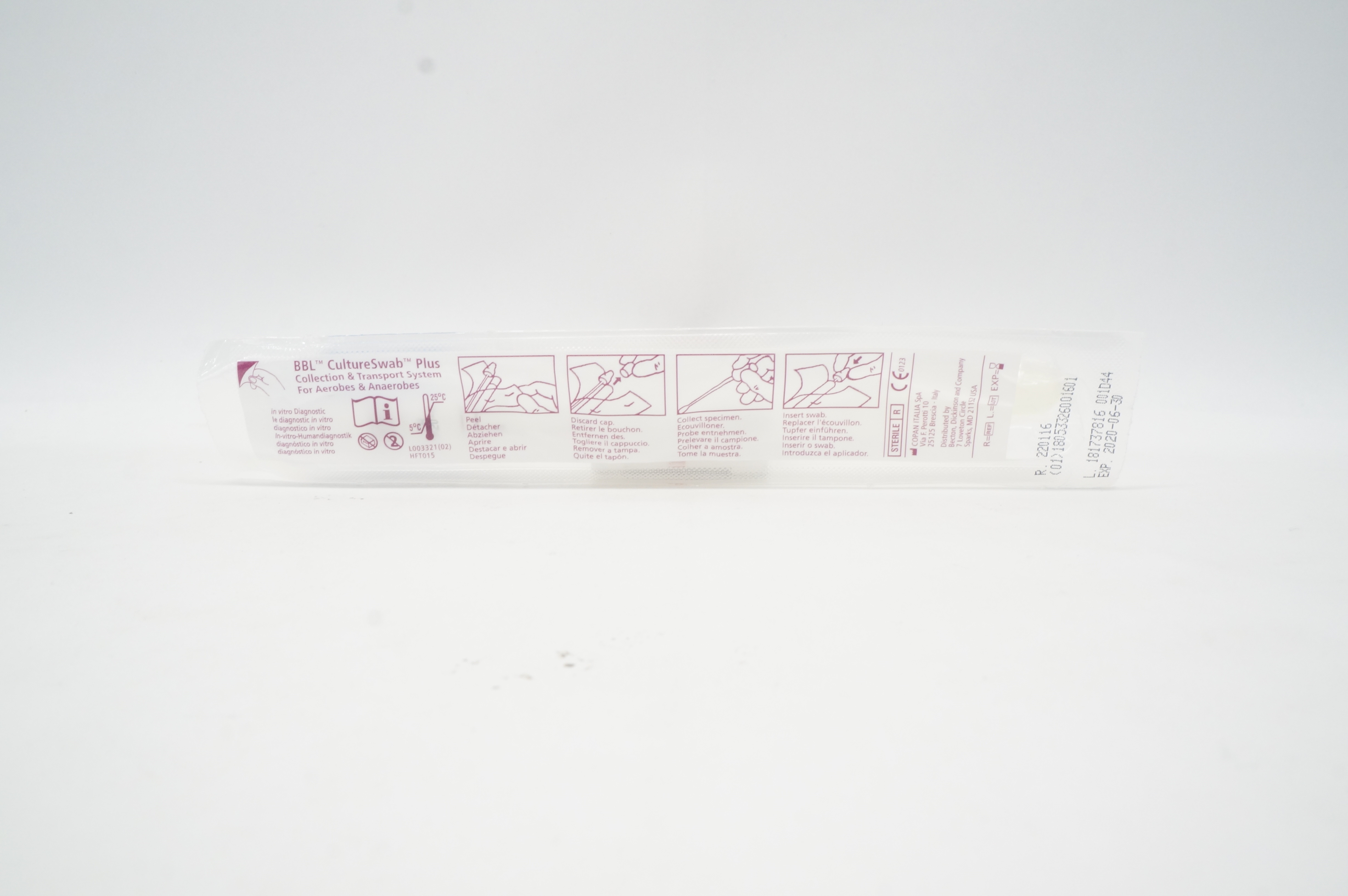 Copan 220116 BBL CultureSwab Plus Collection & Transport System (x)