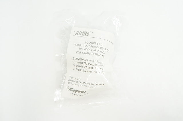 CareFusion 2K8080 AirLife Positive End Expiratory Pressure Valve 1.5-20 cmH2O