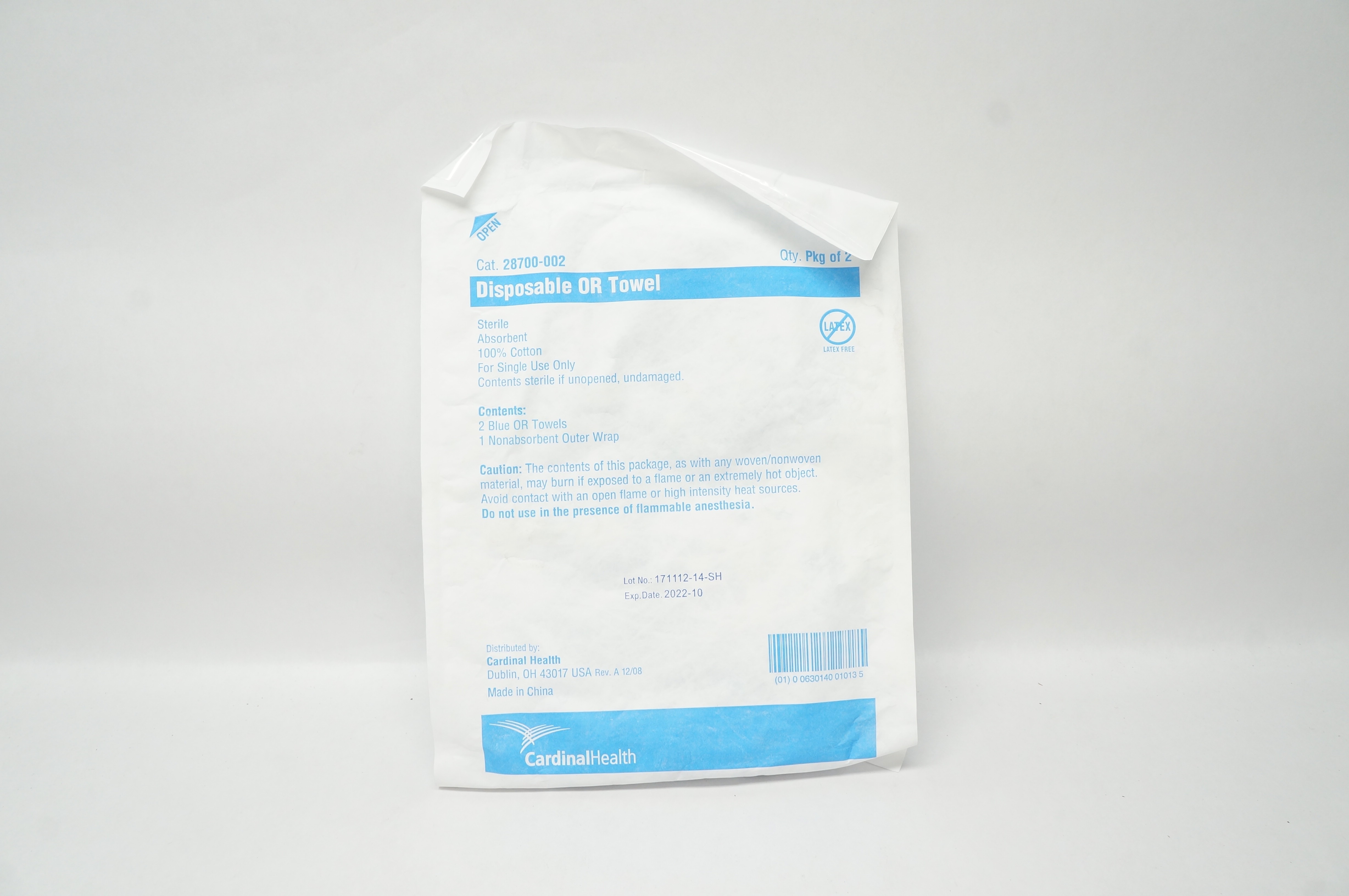 Cardinal Health 28700-002 Disposable OR Towel Sterile Absorbent (x) - Pack of 2