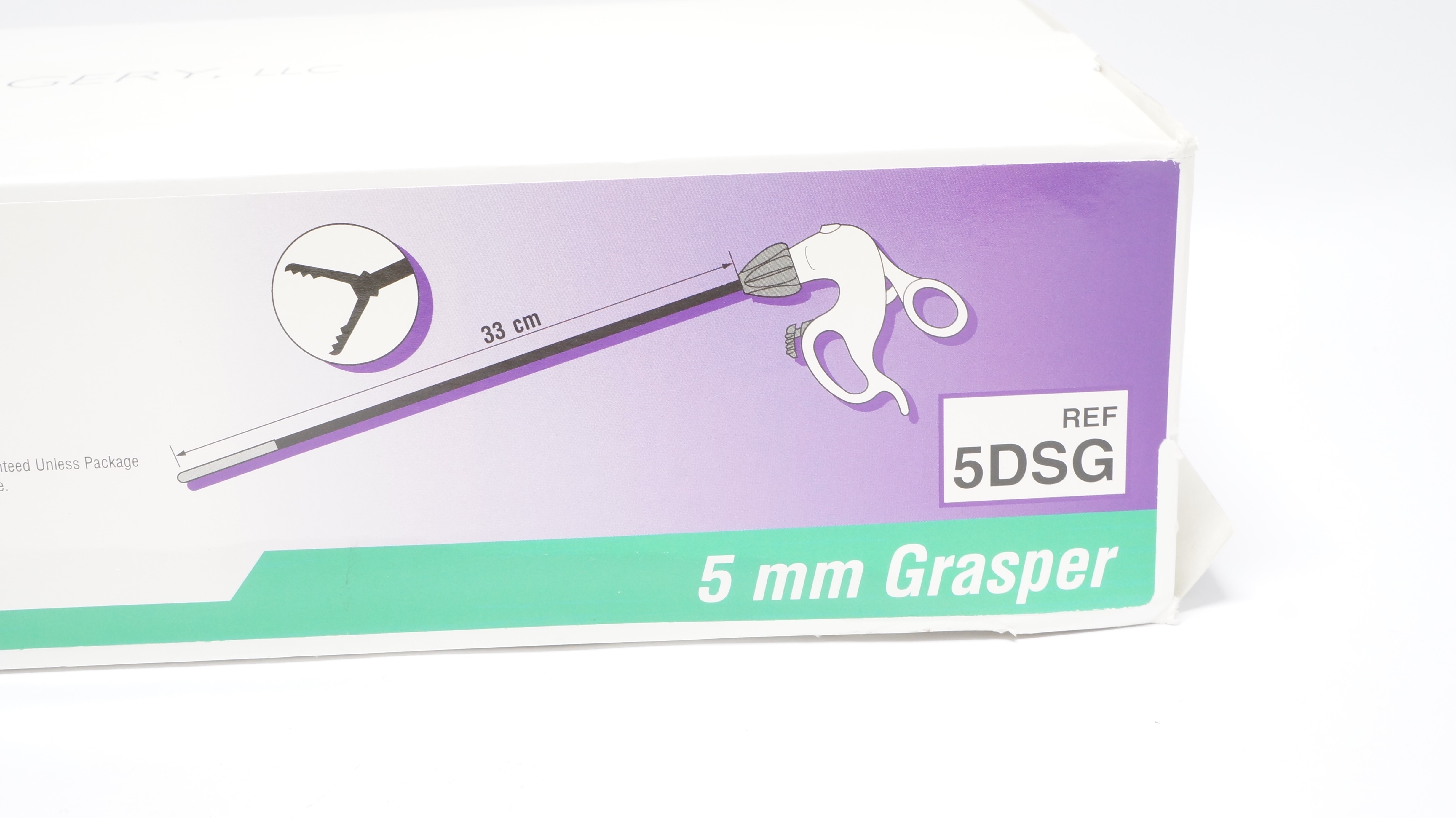 Ethicon 5DSG Endopath 5mm Grasper with Ratchet Handle - Box of 6