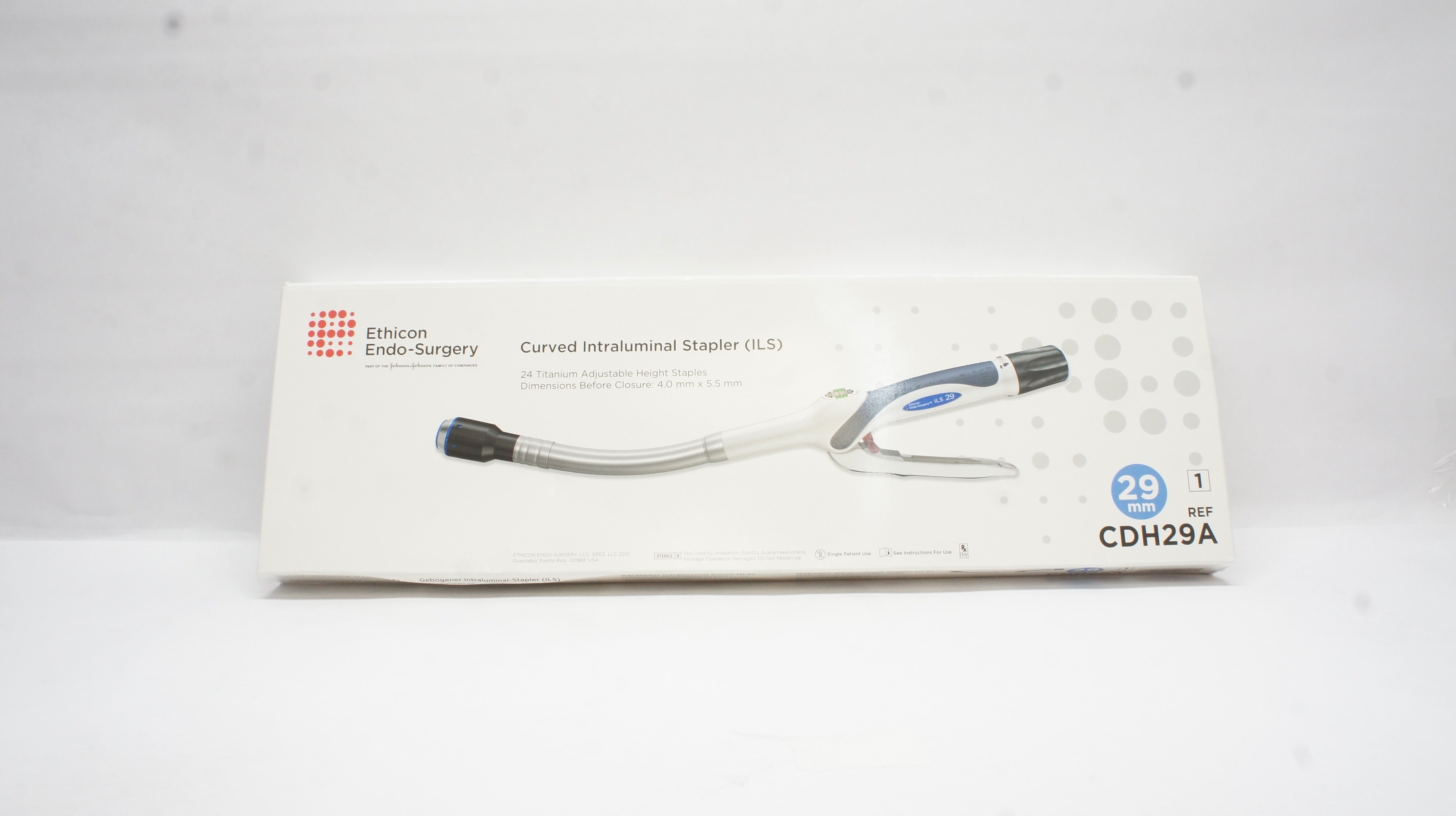 ETHICON CDH29A Endoscopic Curved Intraluminal Stapler 29mm