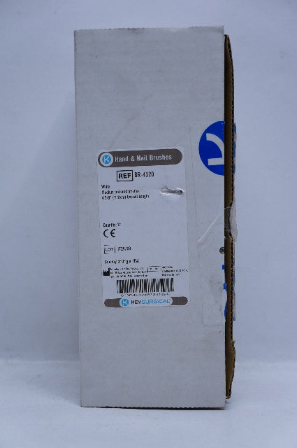 Key Surgical BR-4320 Hand & Nail Brushes, White, Medium 4-3/8inch - Box of 12