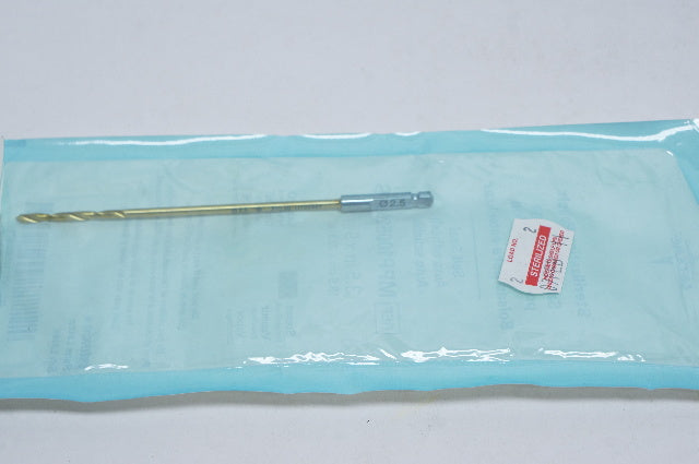 Synthes 310.25 2.5 mm Drill Bit, Quick Coupling, Medline Sterilization Pouch