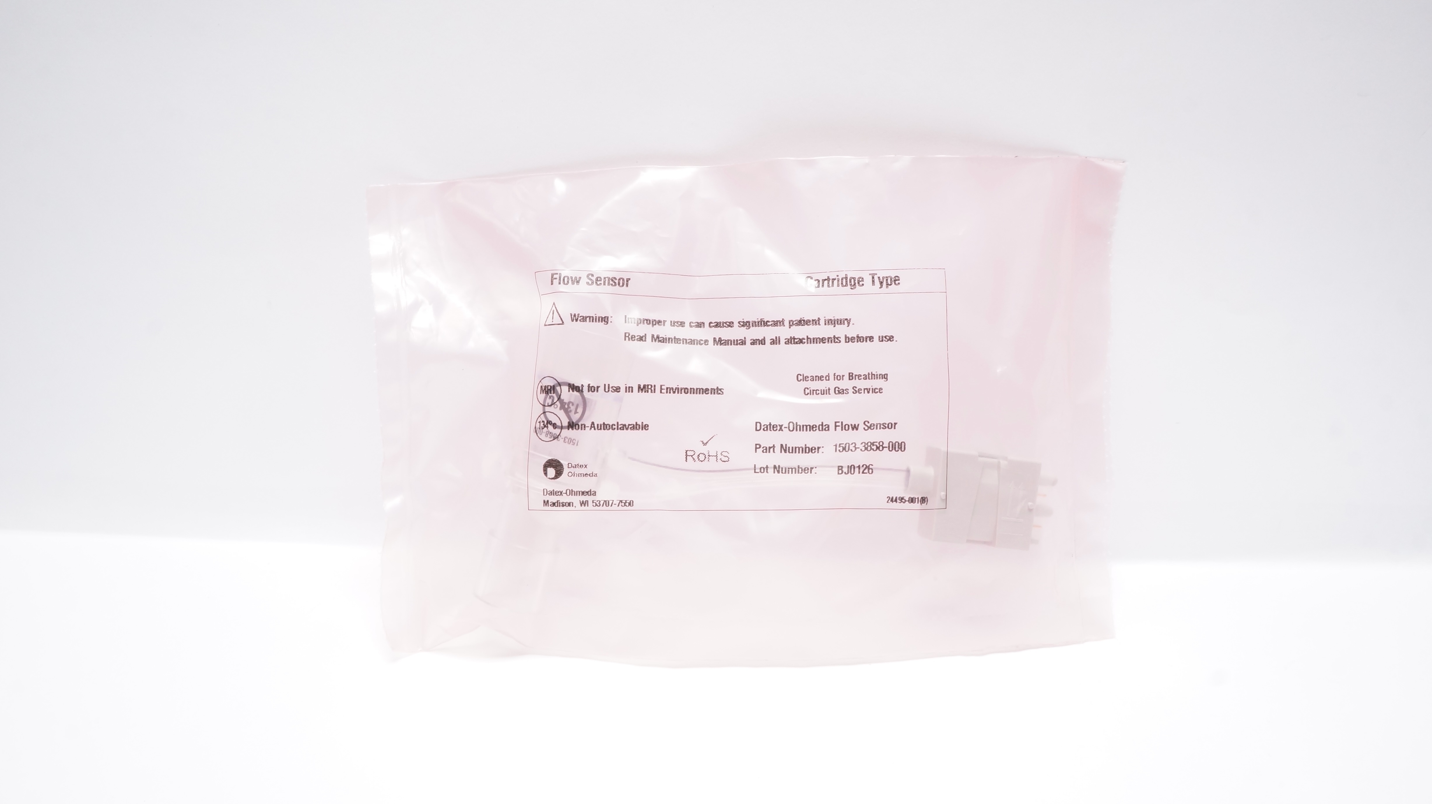 Datex-Ohmeda 1503-3855-000 Flow Sensor