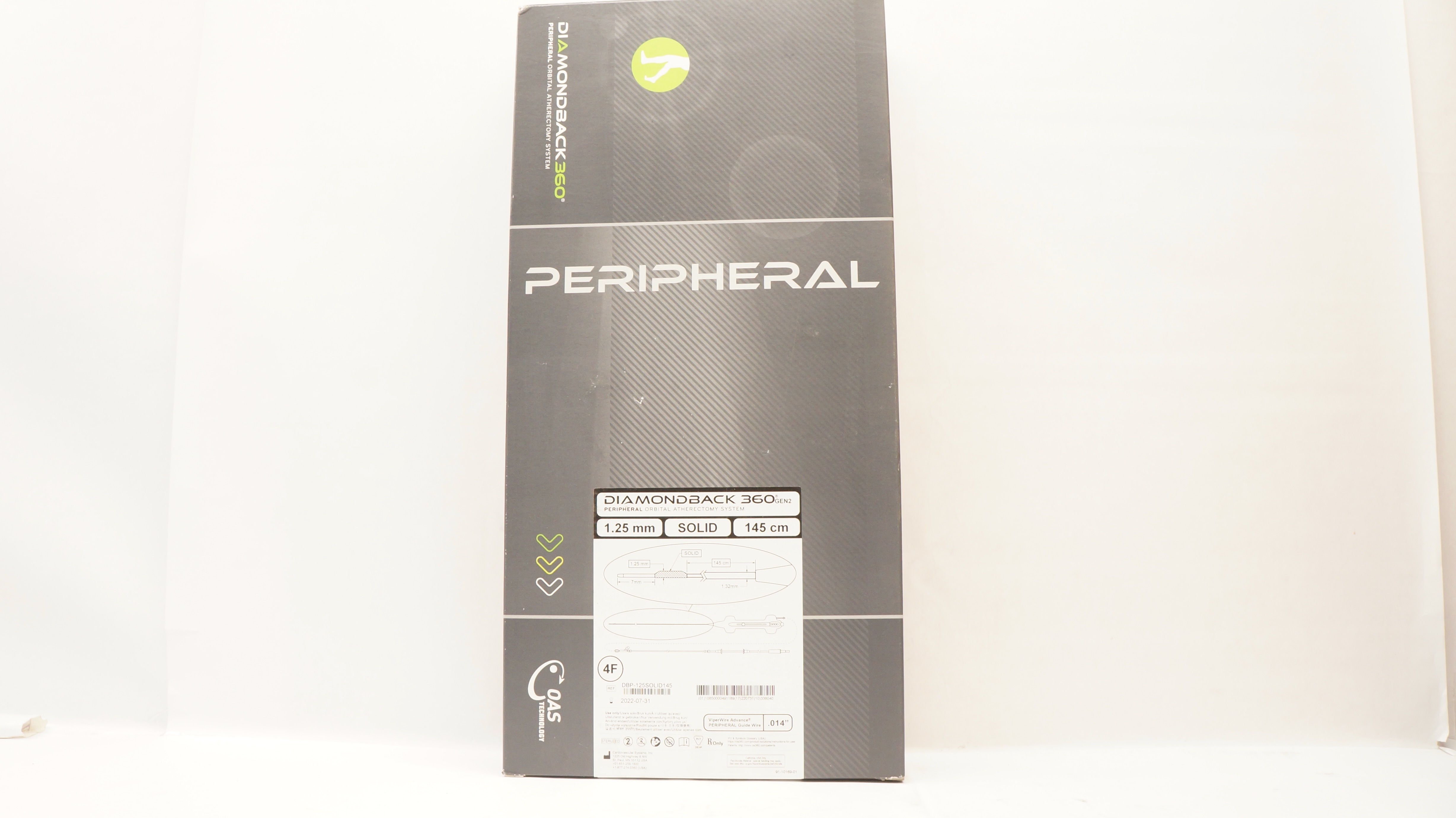 CSI DBP-125SOLID145 Peripheral Orbital Atherectomy System 145cm (x)