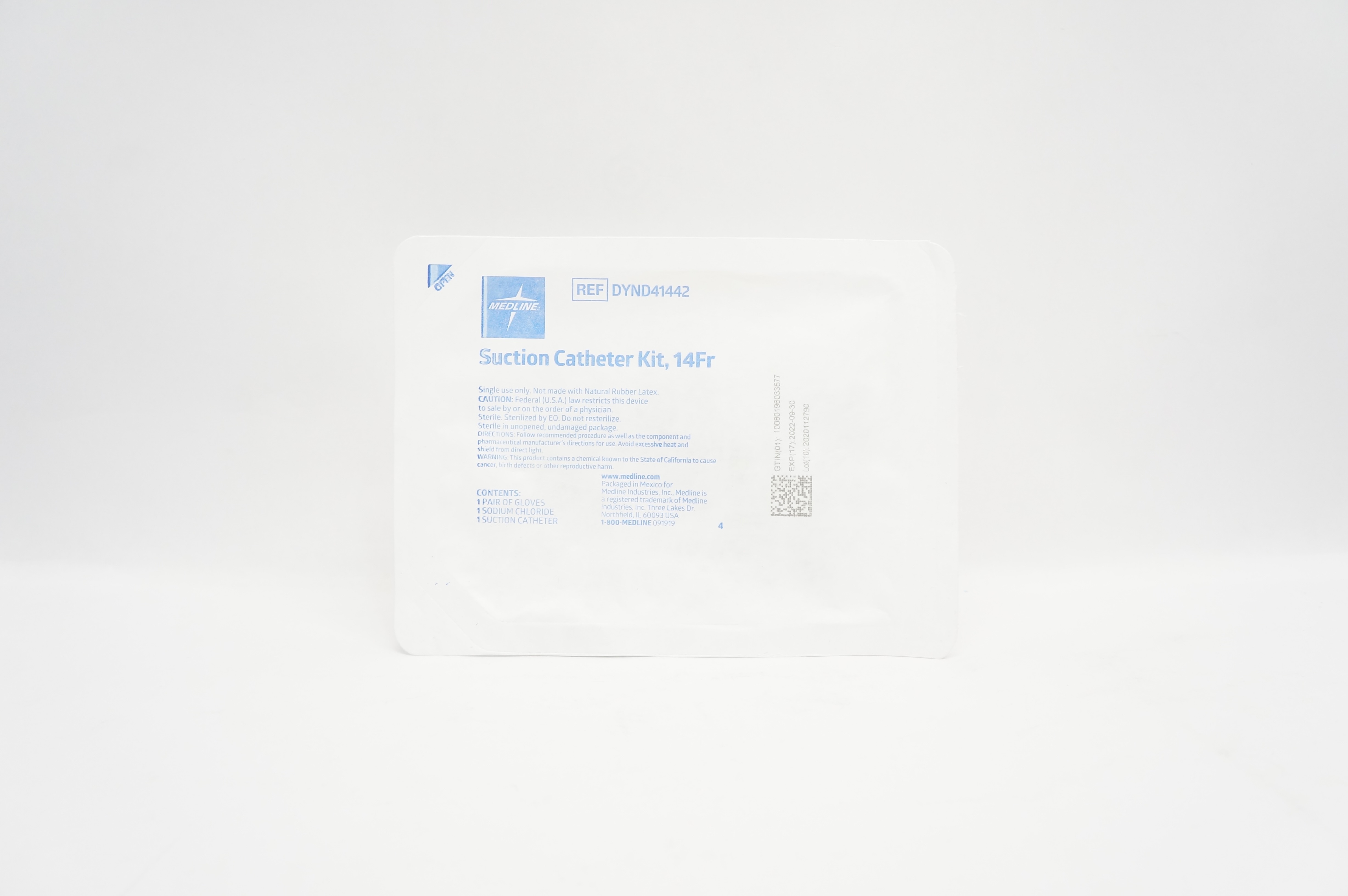 Medline DYND41442 Suction Cath. Kit 14 Fr (x)