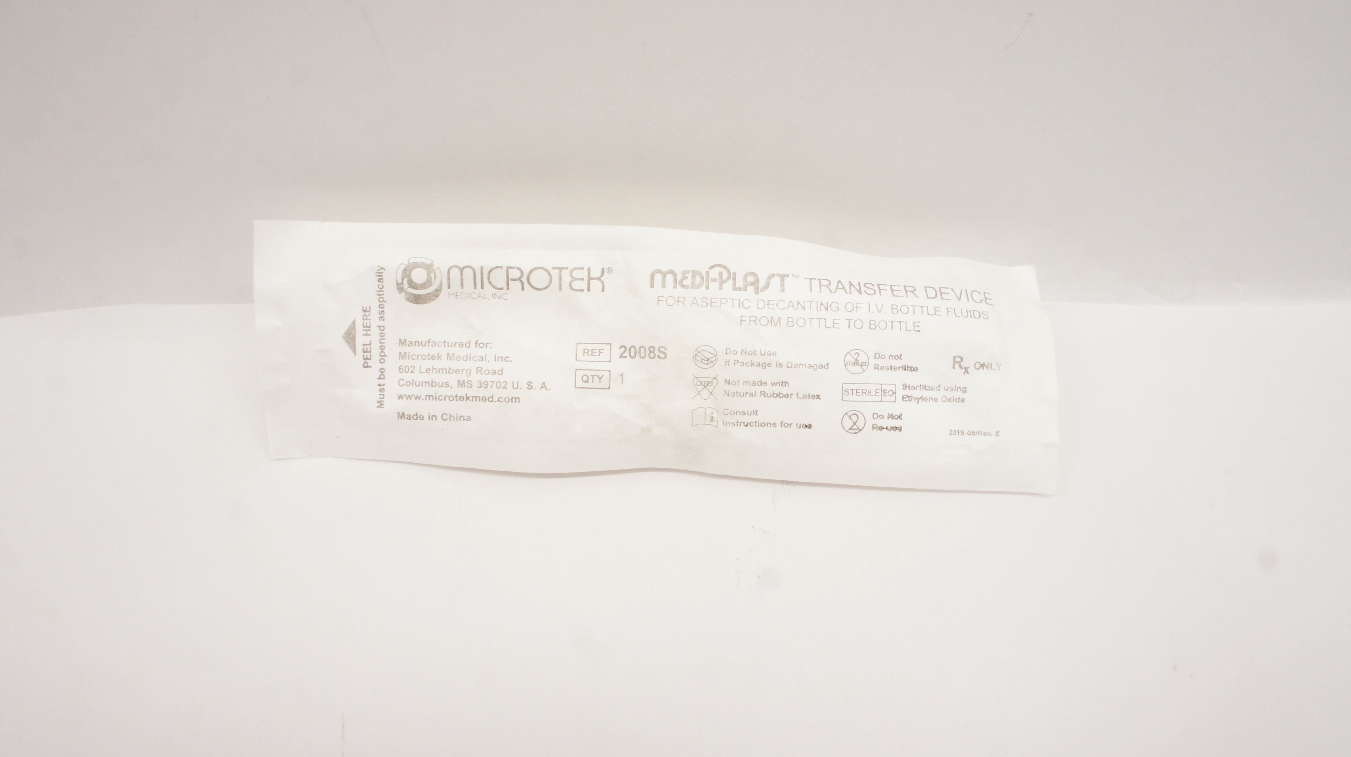 Microtek 2008S Medi-Plast Transfer Device