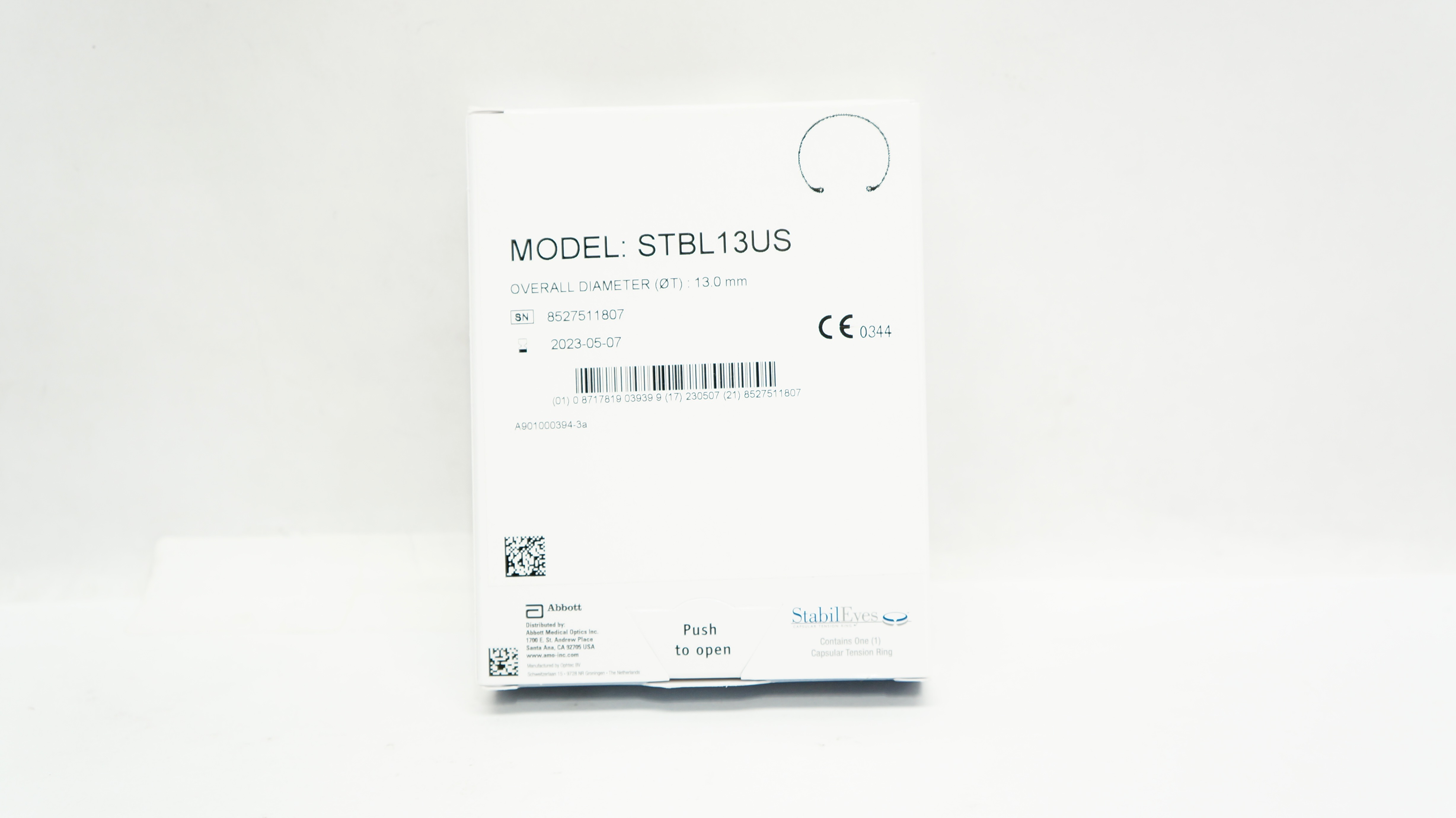 Abbott STBL13US Ophtec BV StabilEyes Capsular Tension Ring 13.0mm (x)