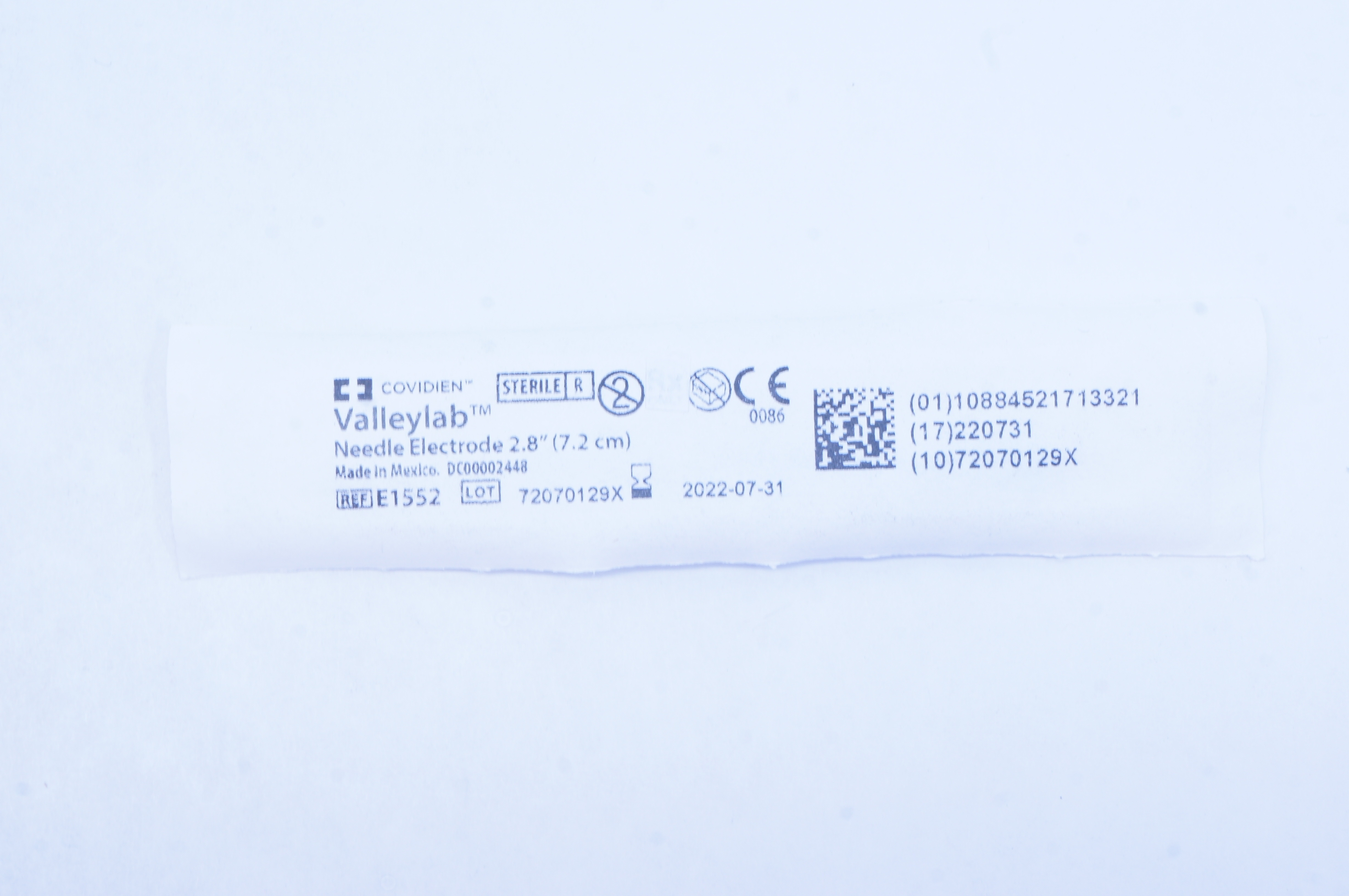 Covidien E1552 Valleylab Ndle Electrode 2.8inch (x)