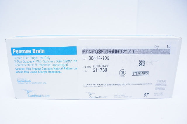 Cardinal Health 30414-100 Penrose Drain 12inch x 1inch - Box of 10