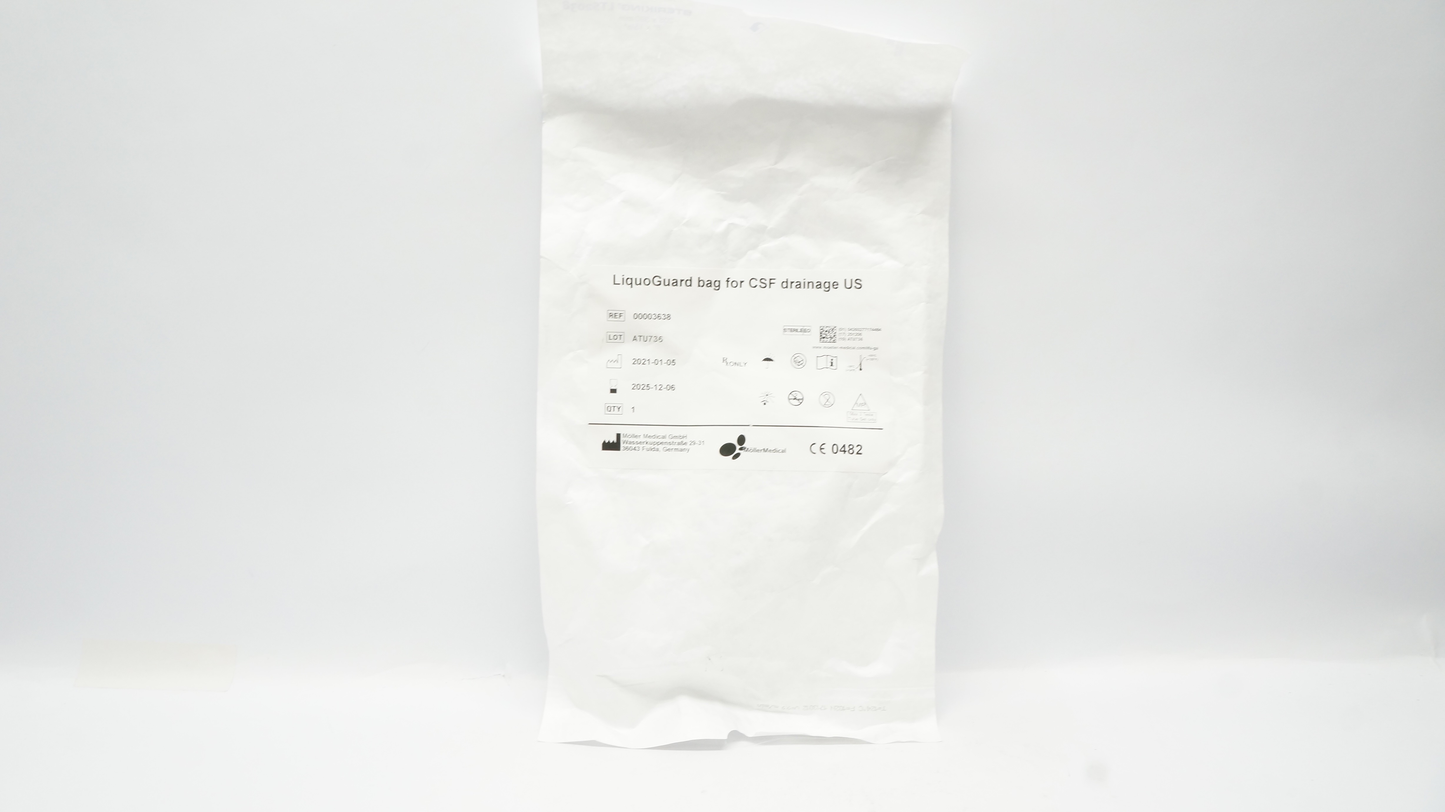 Moller Medical 00003638 LiquoGuard Bag for CSF Drainage US