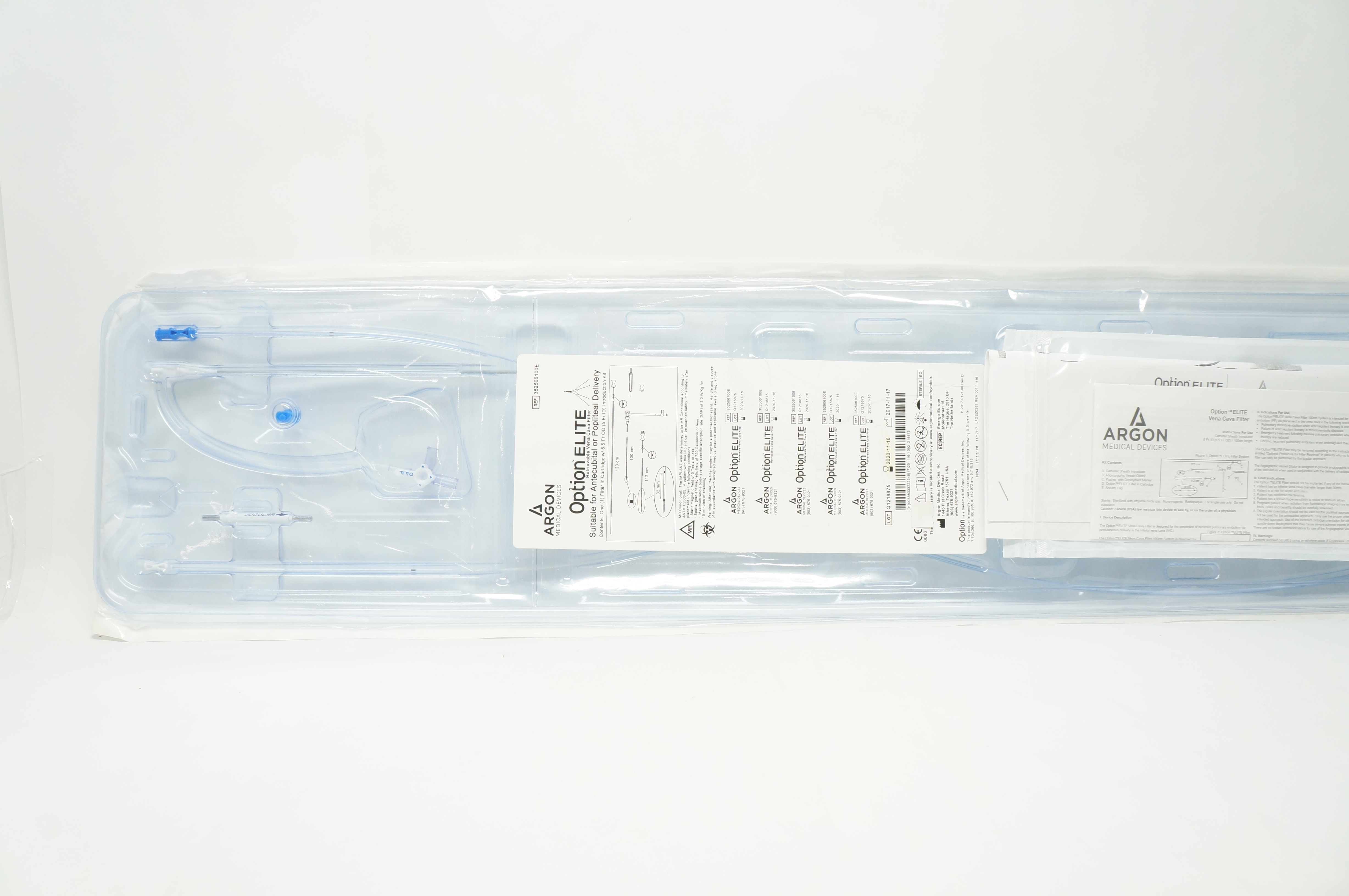 Argon 352506100E Option ELITE Retrievable Vena Cava Filter 6.5Fr. (x)