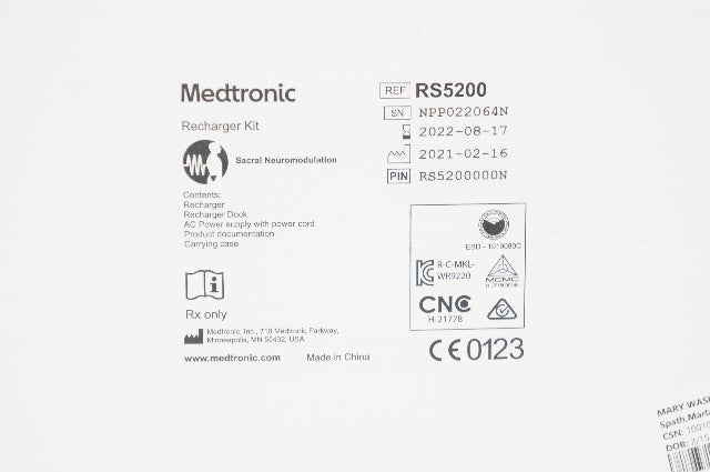 Medtronic RS5200 Recharger Kit (x)