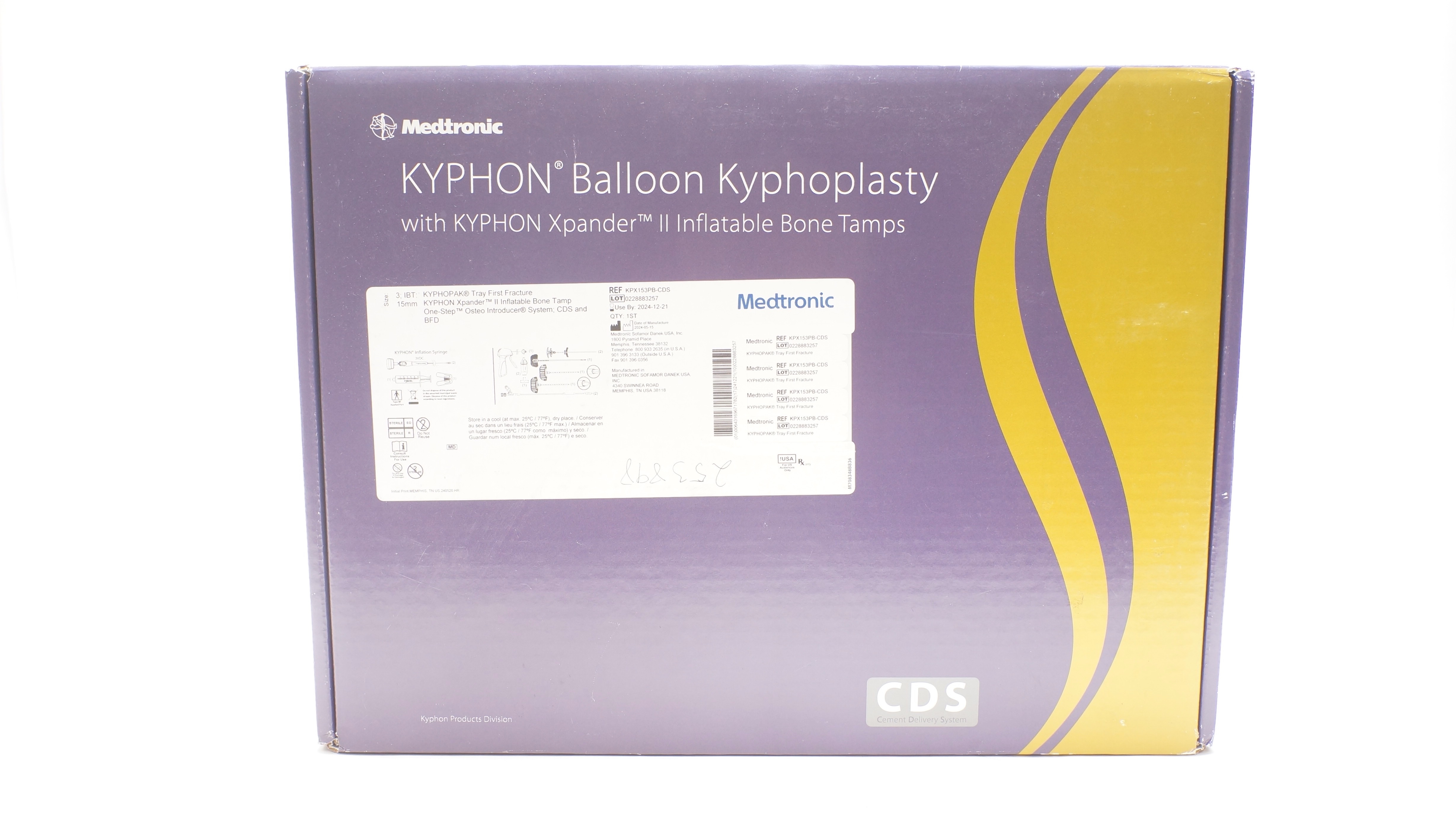 Medtronic KPX153PB-CDS Kyphopak Tray First Fracture (x)