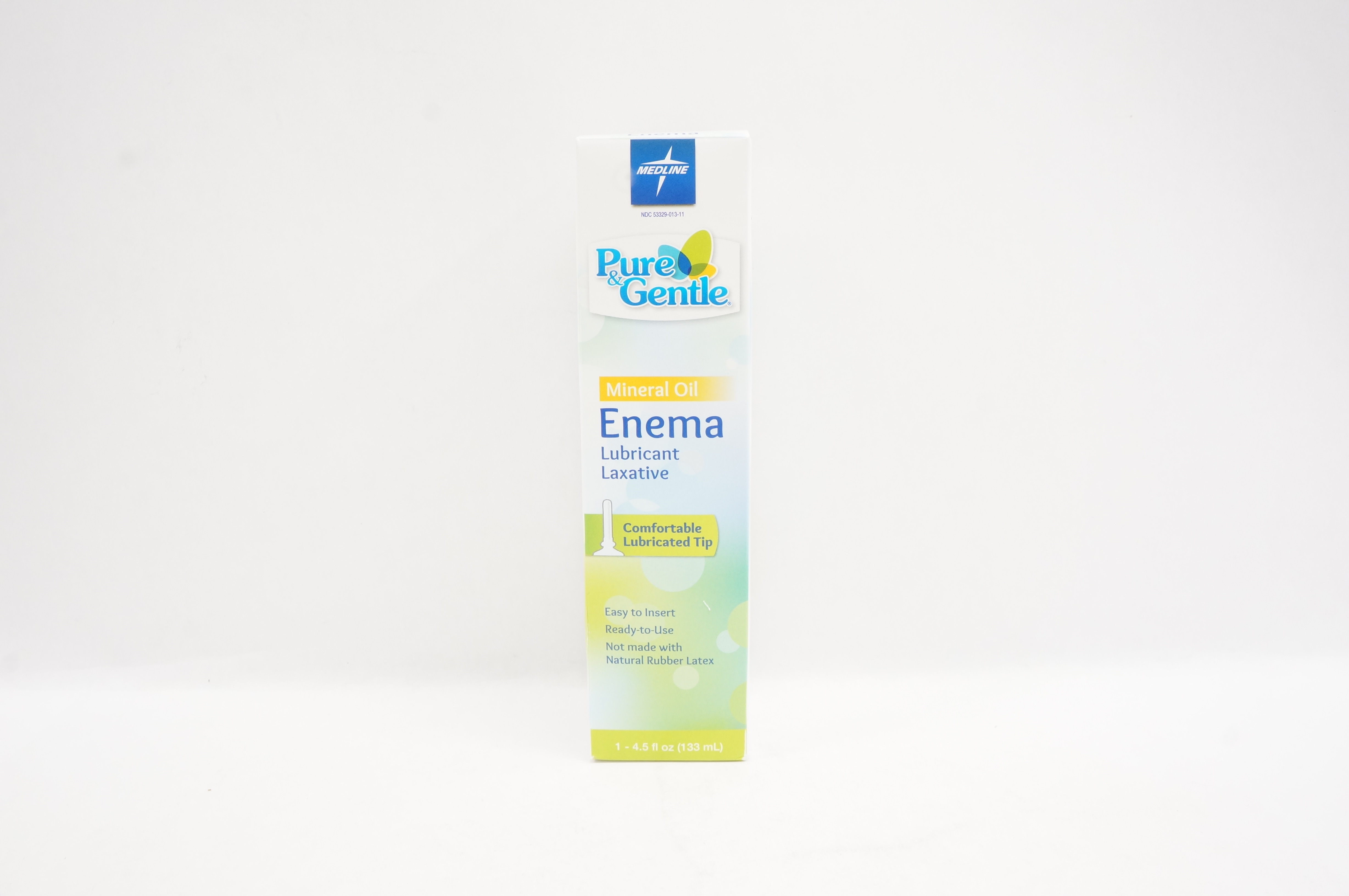 Medline CUR095010 Pure&Gentle Mineral Oil Enema Lubricant Laxative 1-4.5fl oz