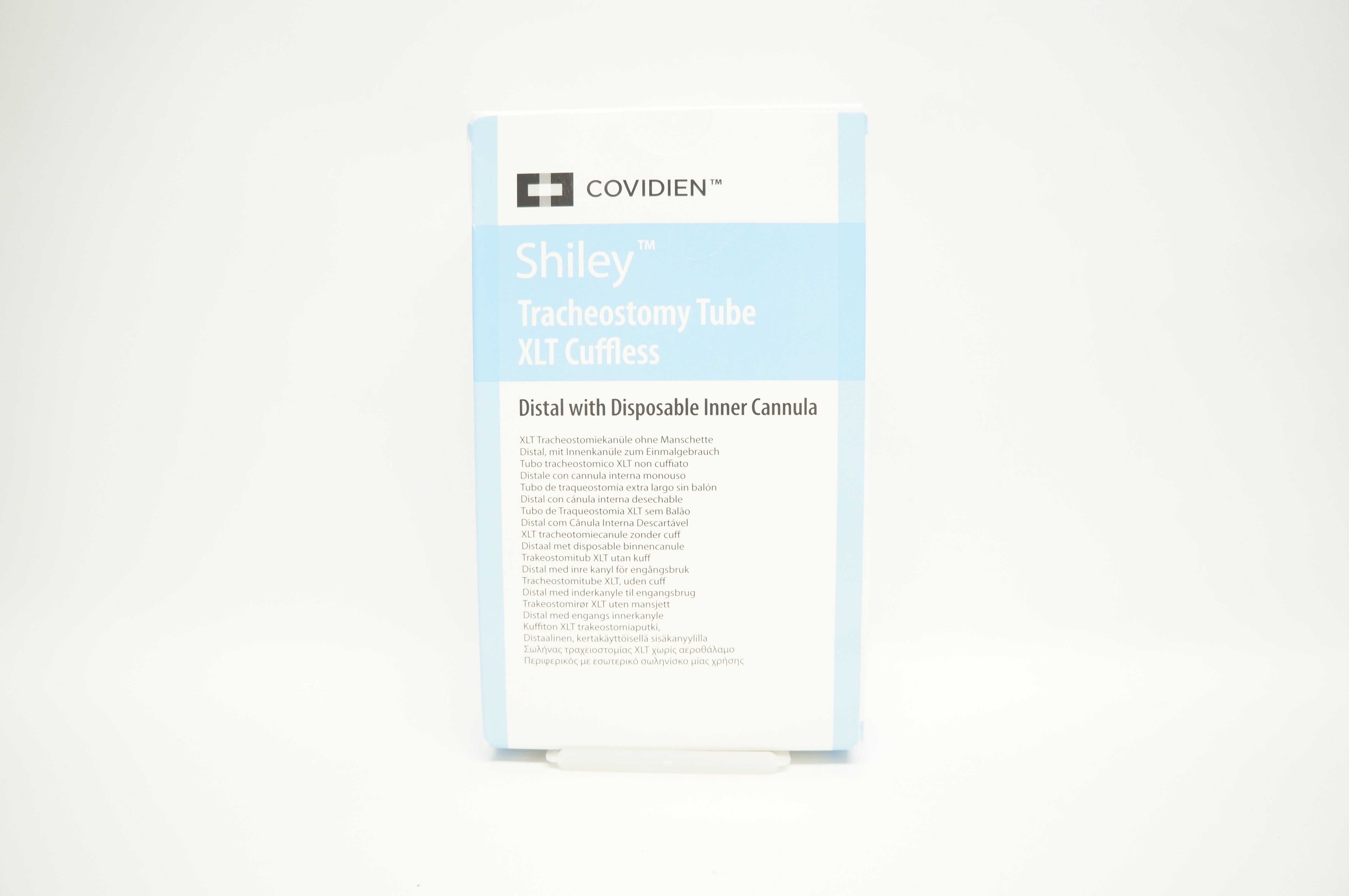 Covidien 80XLTUD Shiley Tracheostomy Tube XLT Cuffless 8.0mm ID x 13.3mm OD (x)