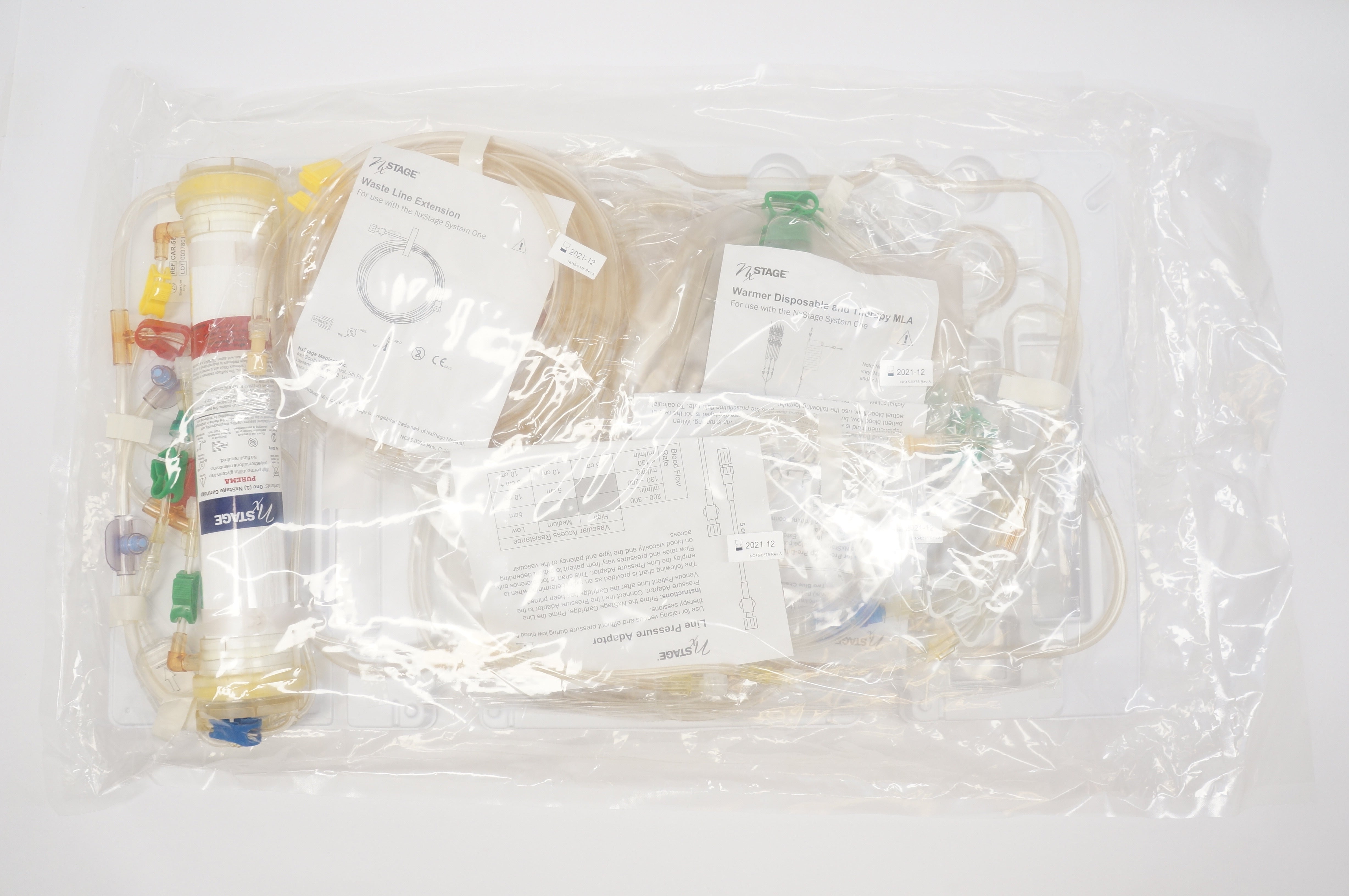 Nx Stage CAR-500 Dialysis Kit Acute Care Cartridge