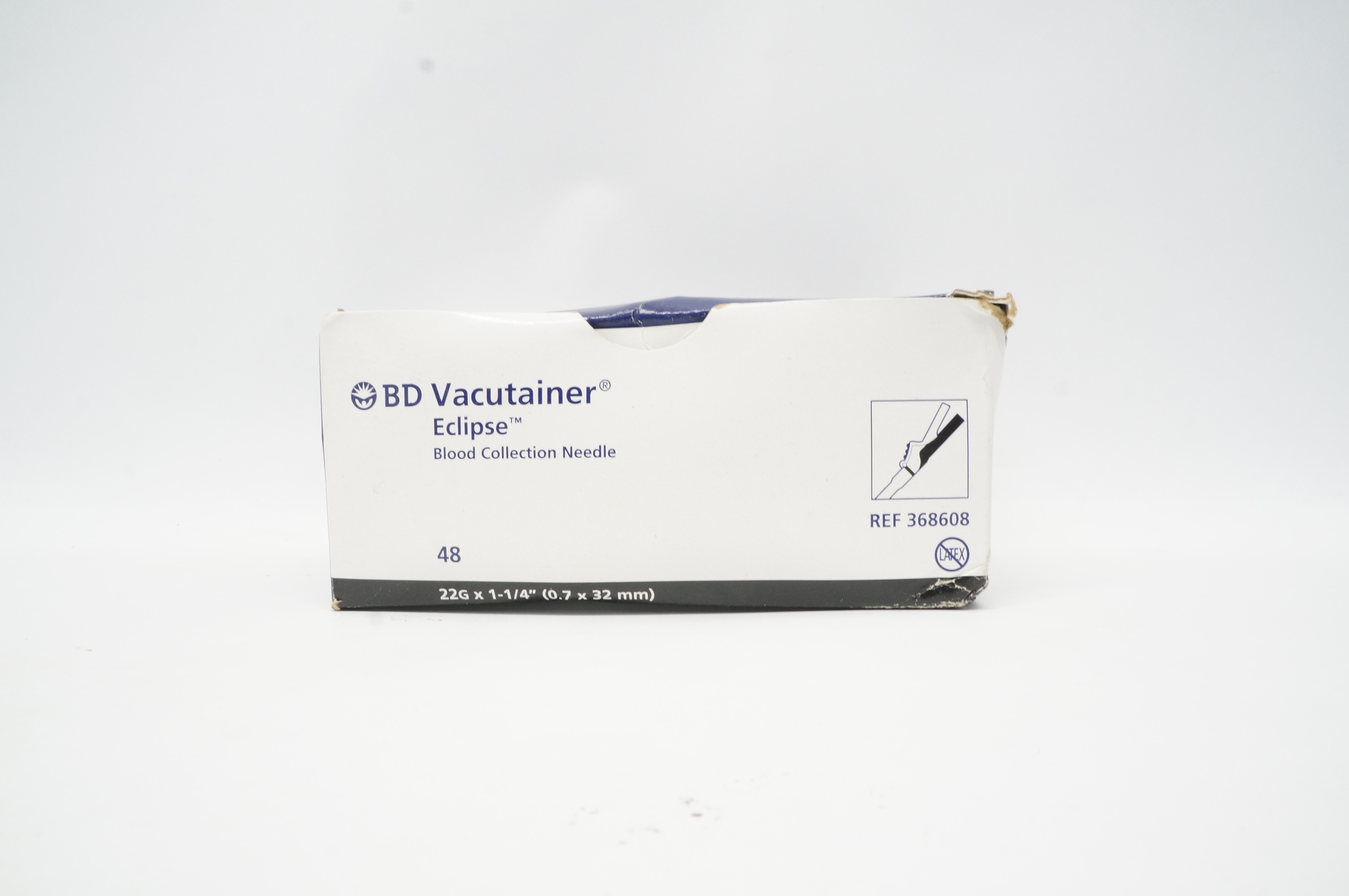 BD 368608 Vacutainer Eclipse Blood Collection Ndle 22Gx1-1/4inch (x) - Box of 48