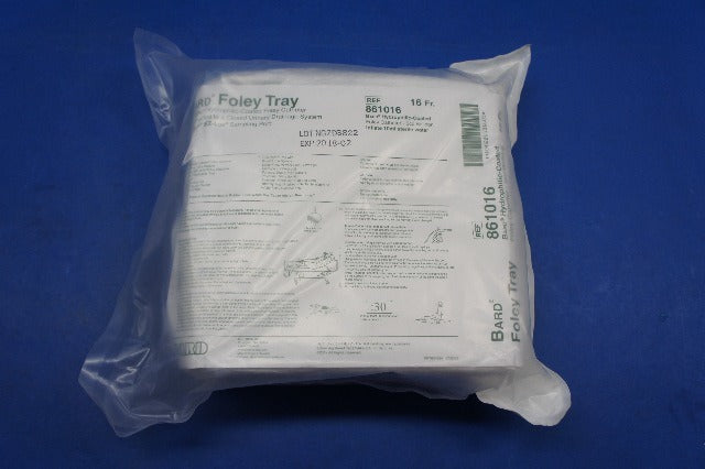Bard 861016 Foley Tray Hydrophilic-Coated Foley Cath 16Fr.