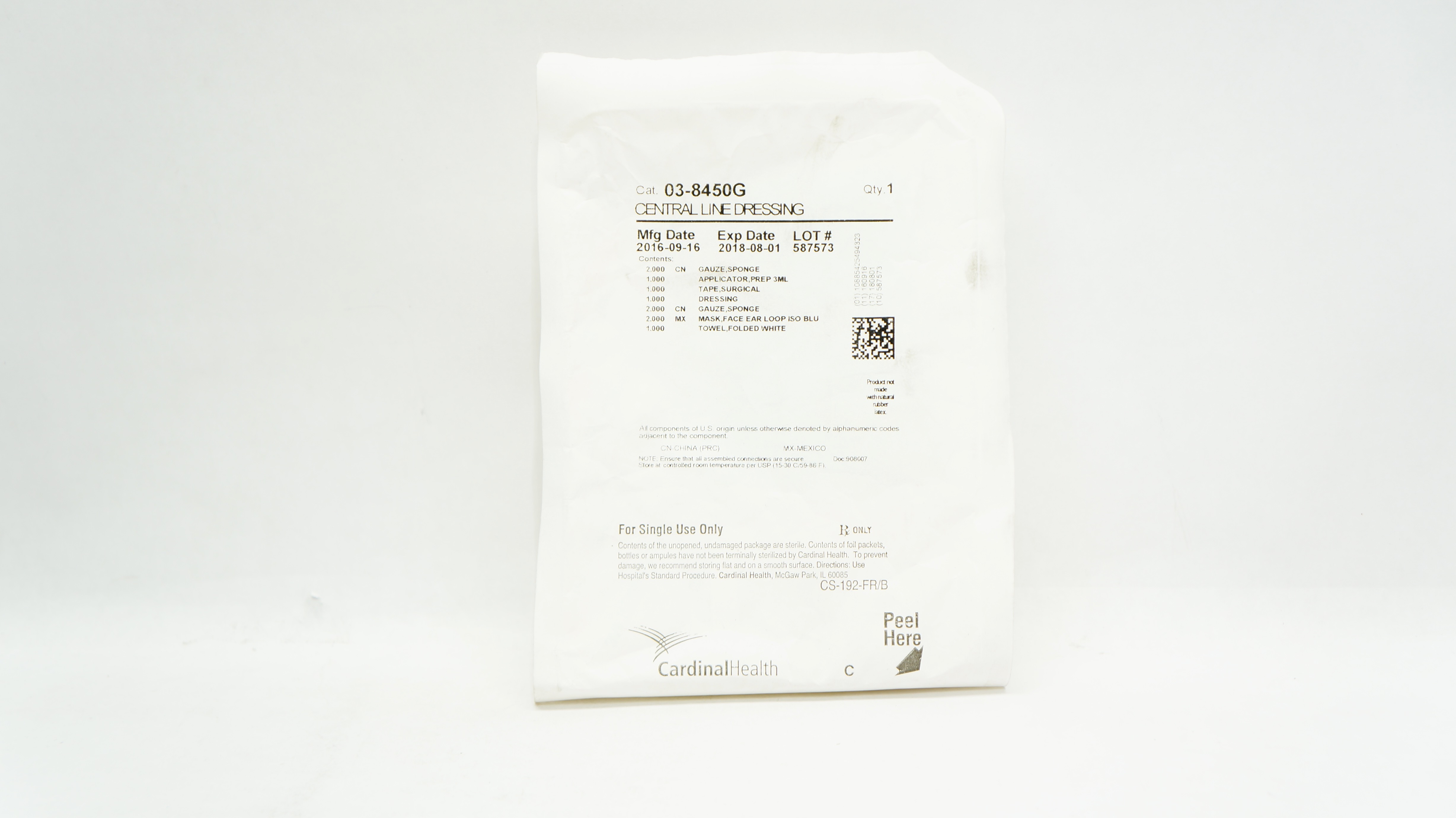 Cardinal Health 03-8450G Central Line Dressing (x)