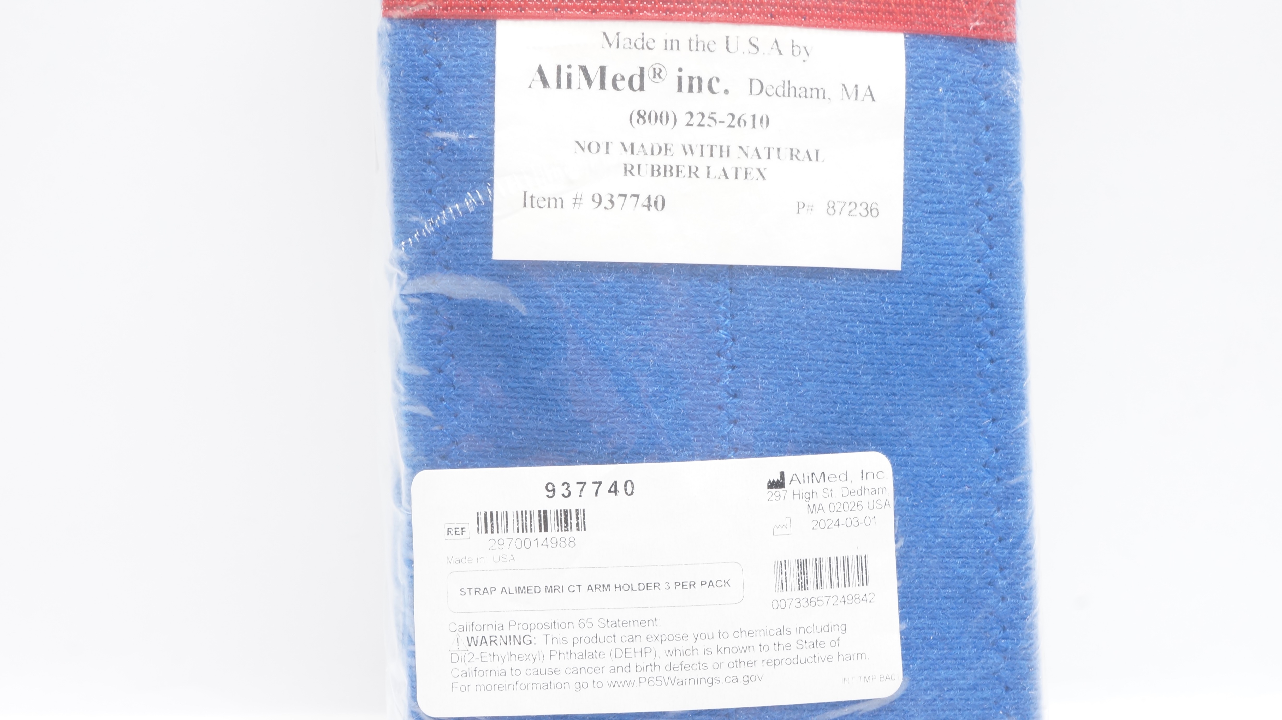 AliMed 937740 Strap MRI Ct Arm Holder - Pack of 3