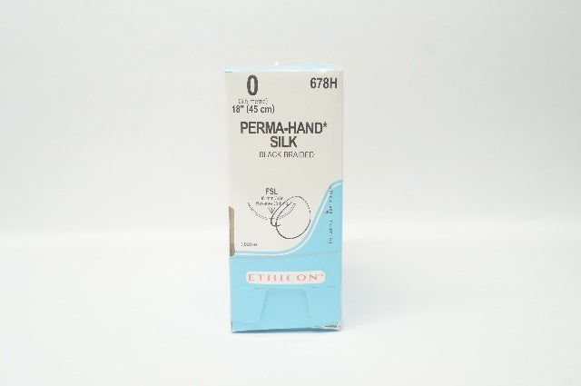 Ethicon 678H PERMA-HAND FS Black Braided 18 - Box of 36 (x)