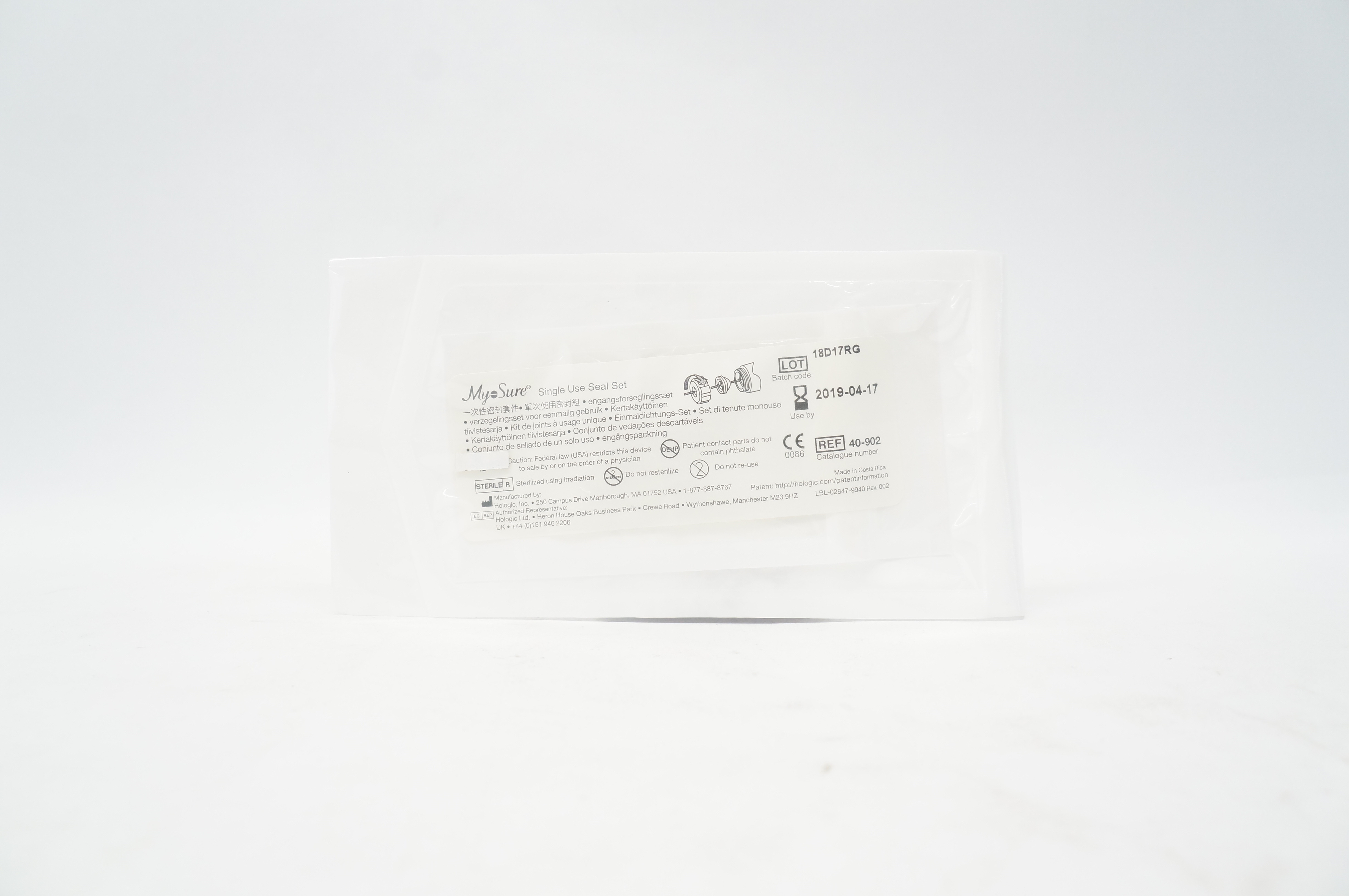 Hologic 40-902 MyoSure Single Use Seal Set (x)