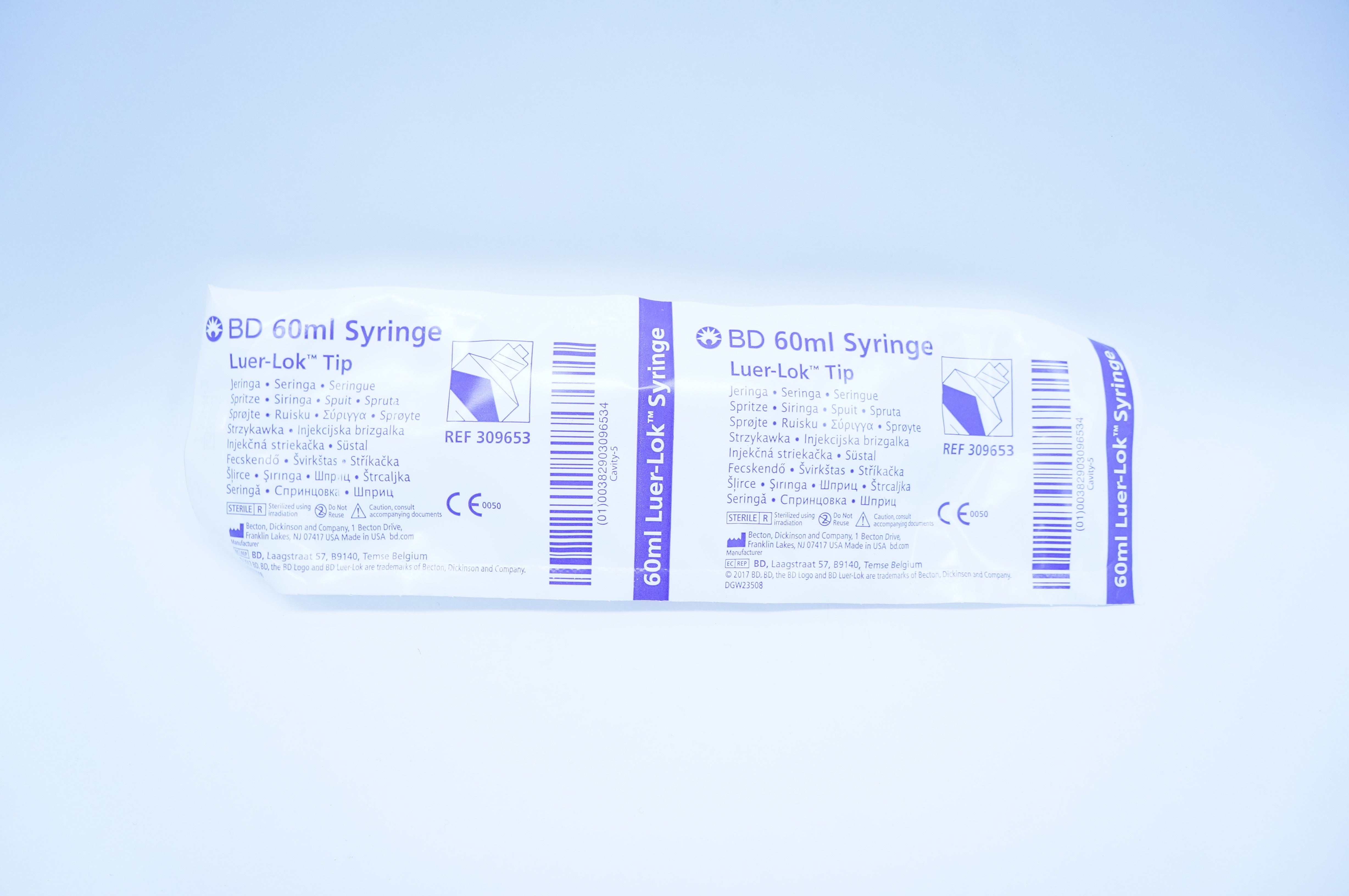 BD 309653 60ml Syringe Luer-Lok Tip